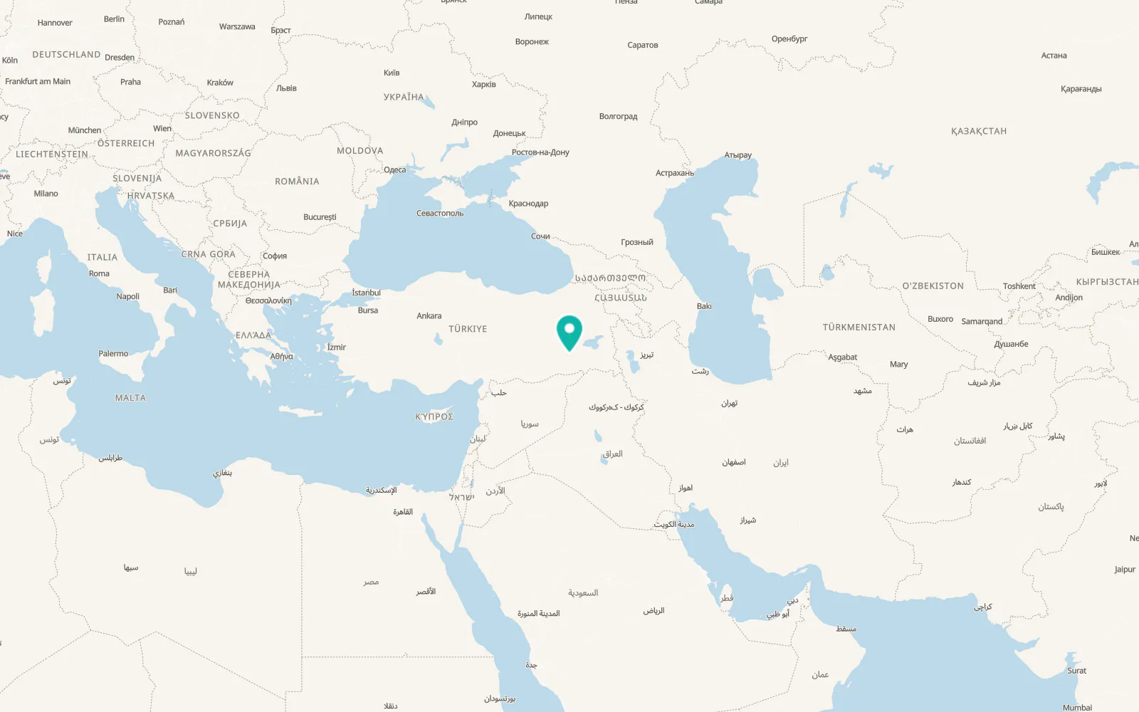 Map of Saipbeyli