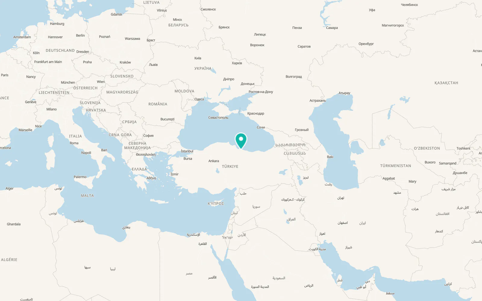 Map of Salıpazarı