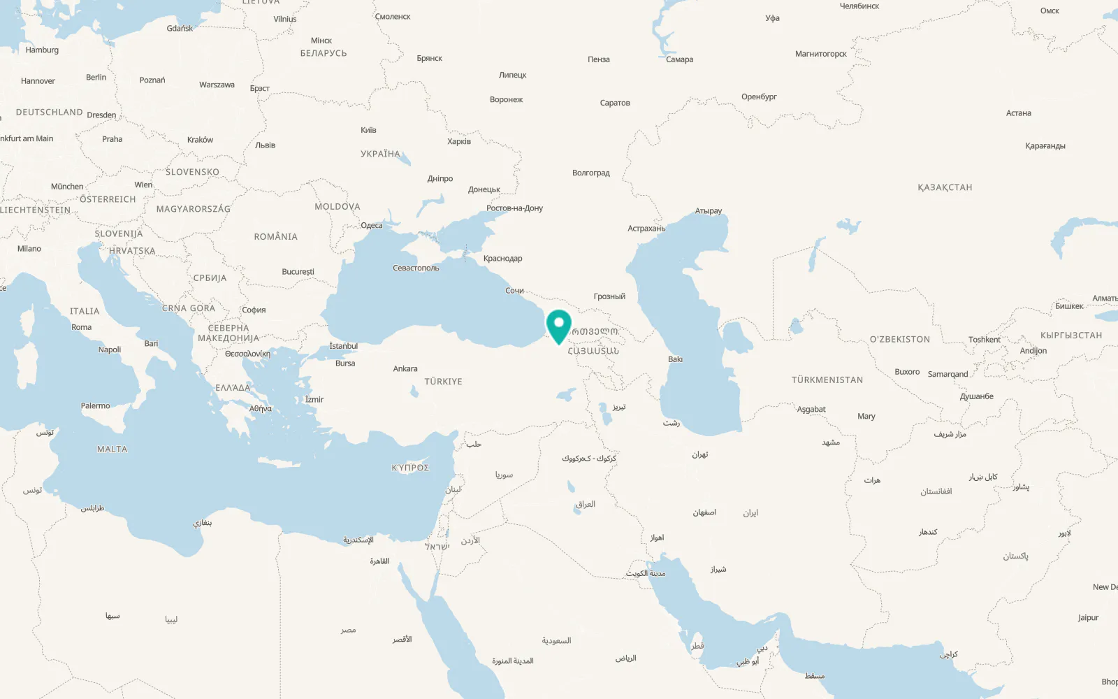 Map of Samandöken