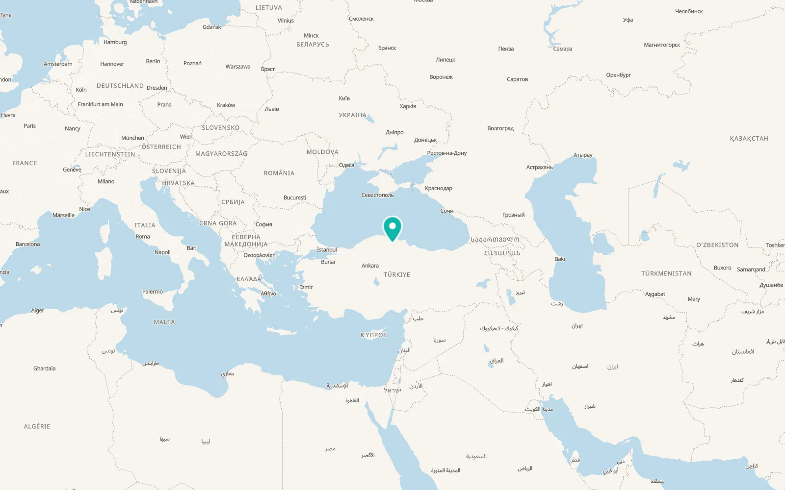 Map of Saraydüzü