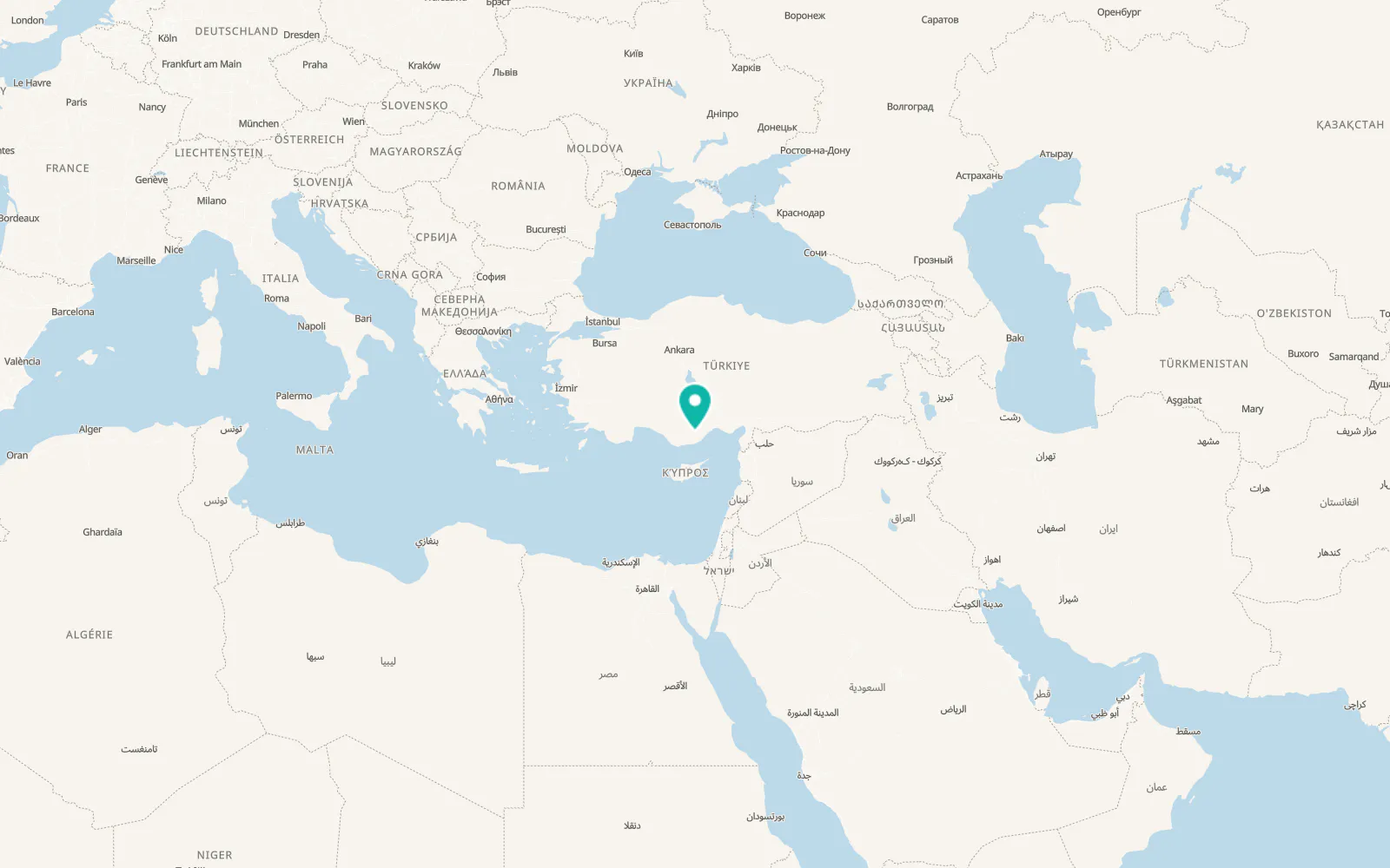 Map of Sarıkavak