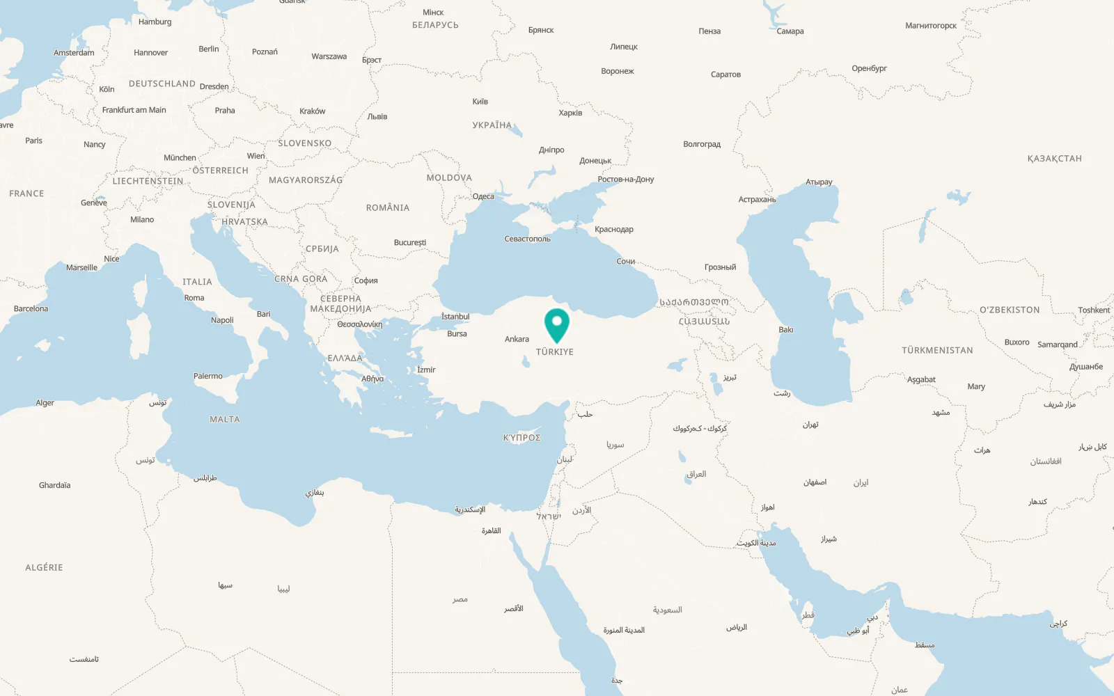 Map of Sarıkaya