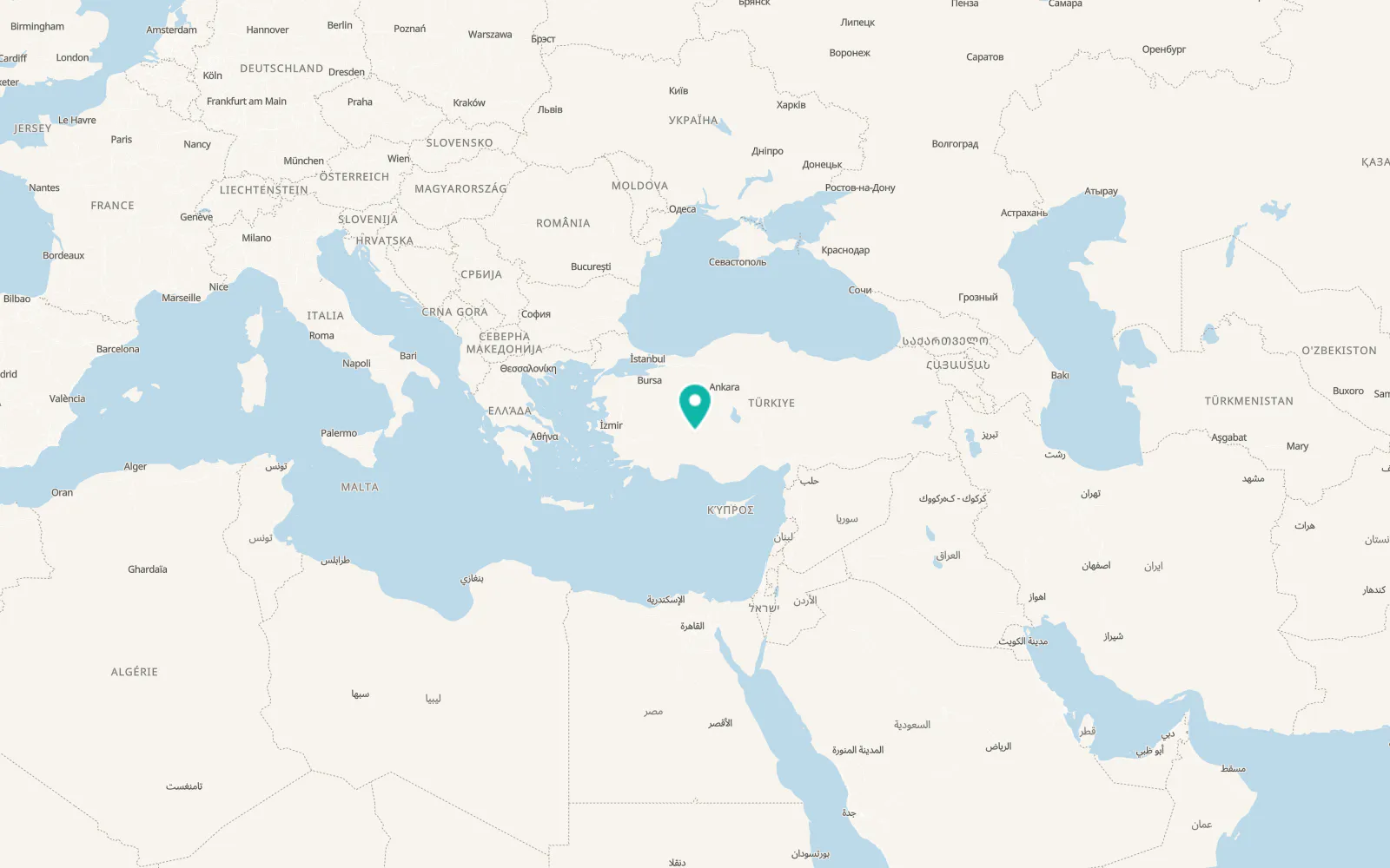 Map of Şarkîkaraağaç