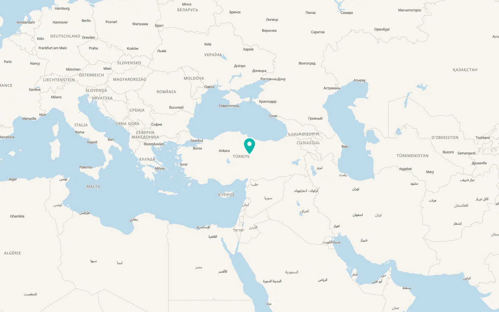 Map of Şarkışla