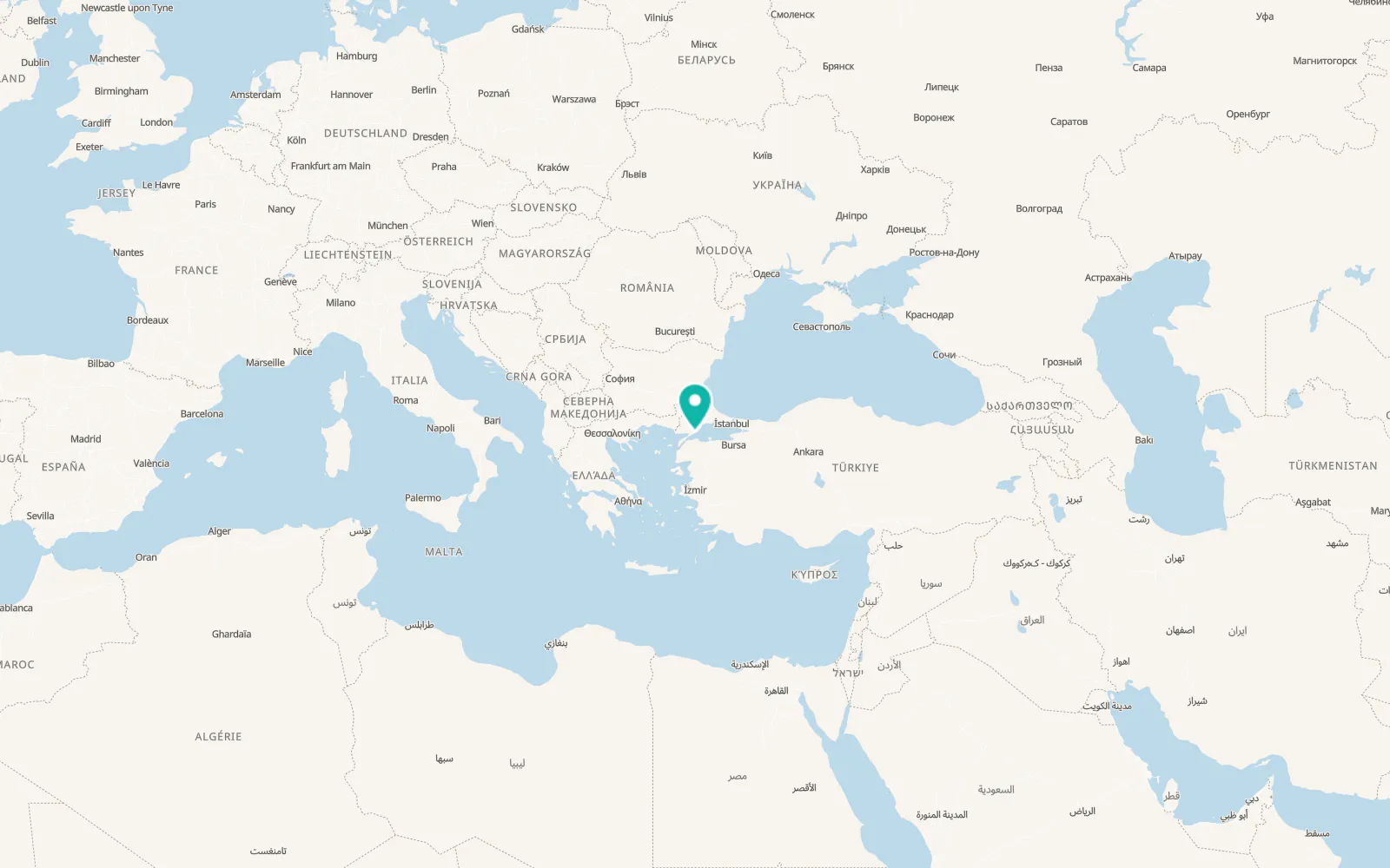 Map of Şarköy