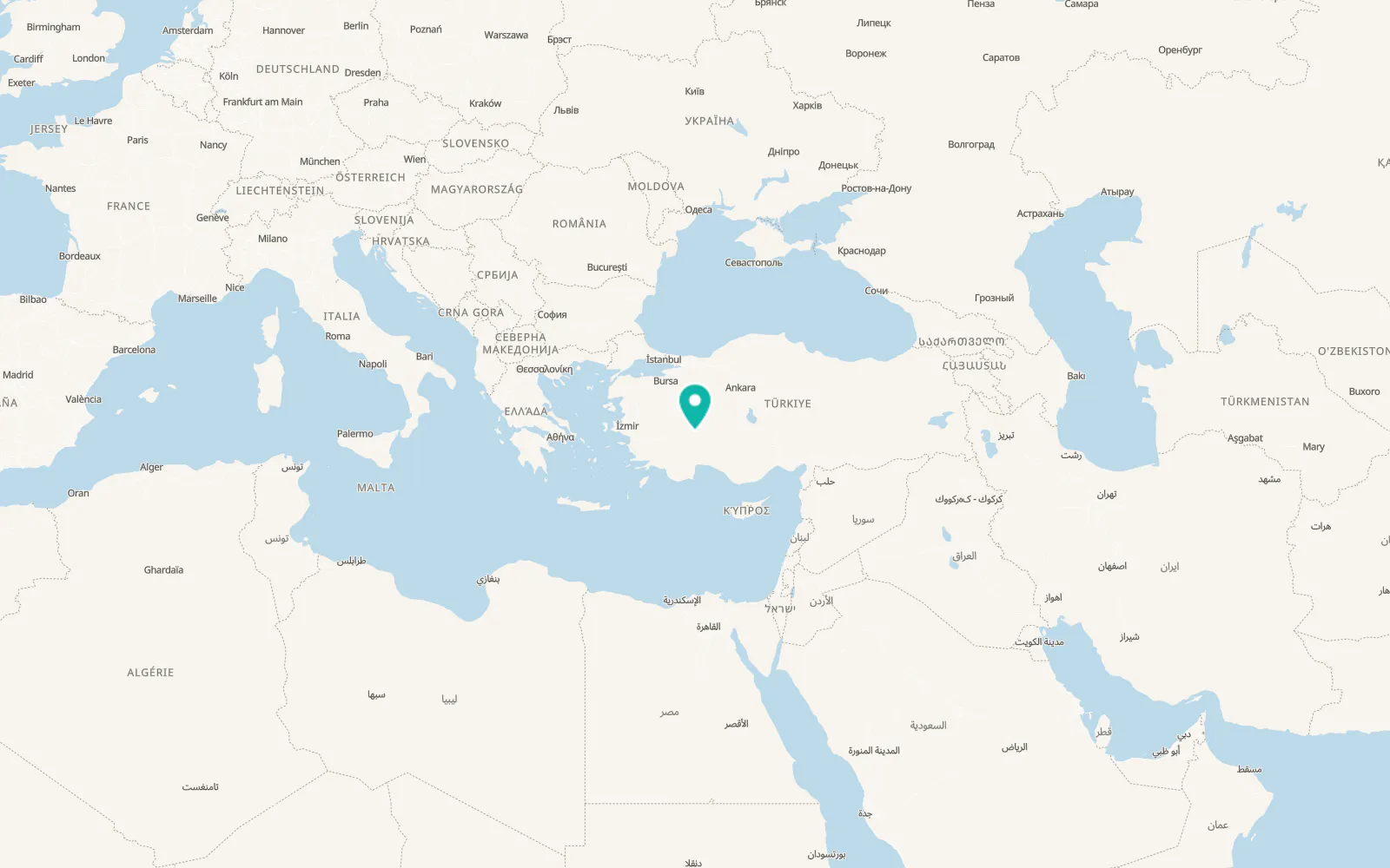 Map of Senirkent