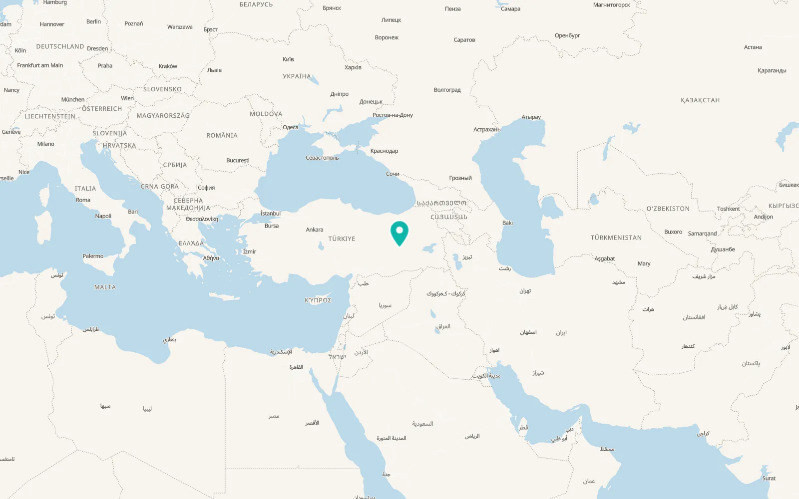 Map of Servi
