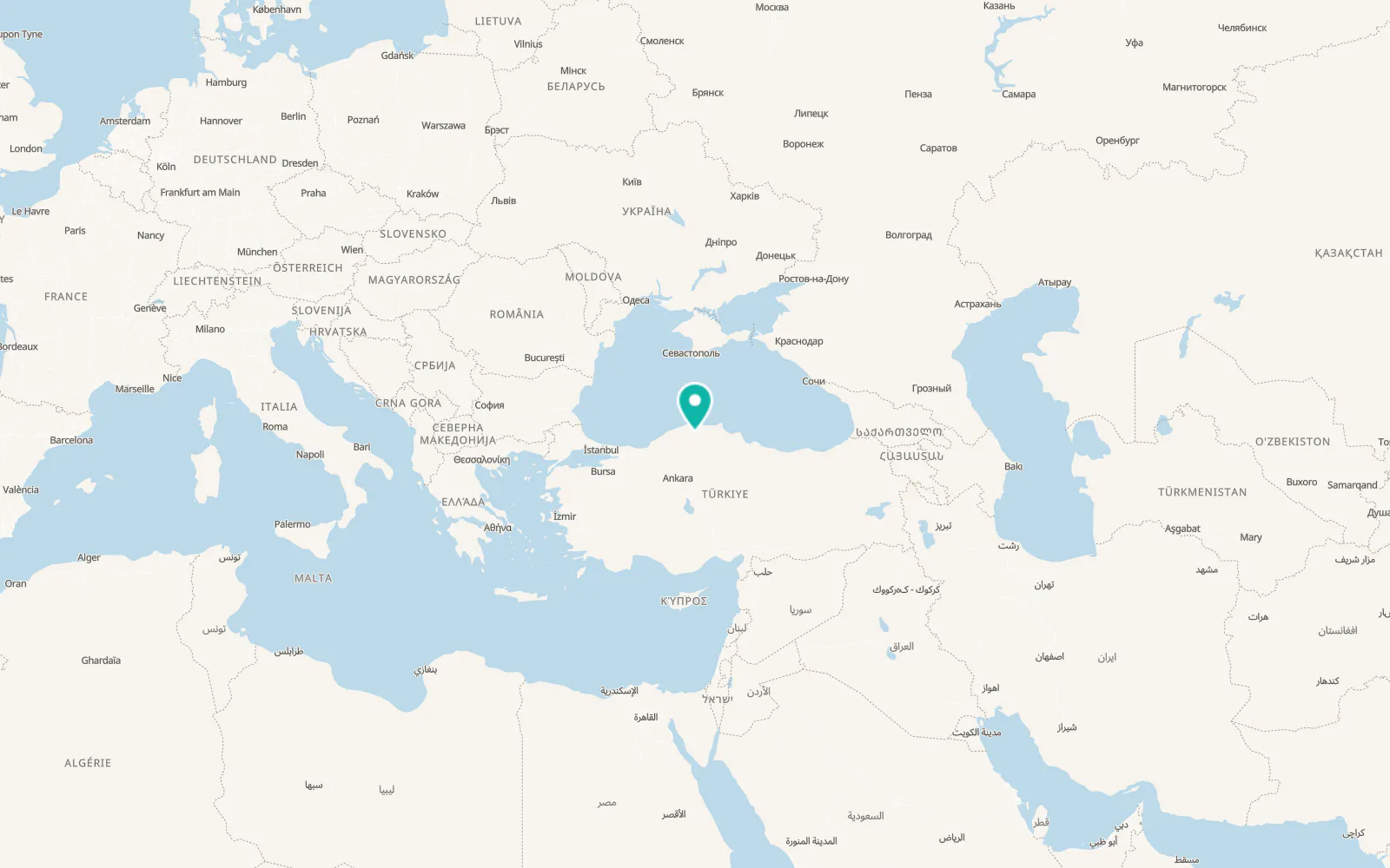 Map of Seydiler