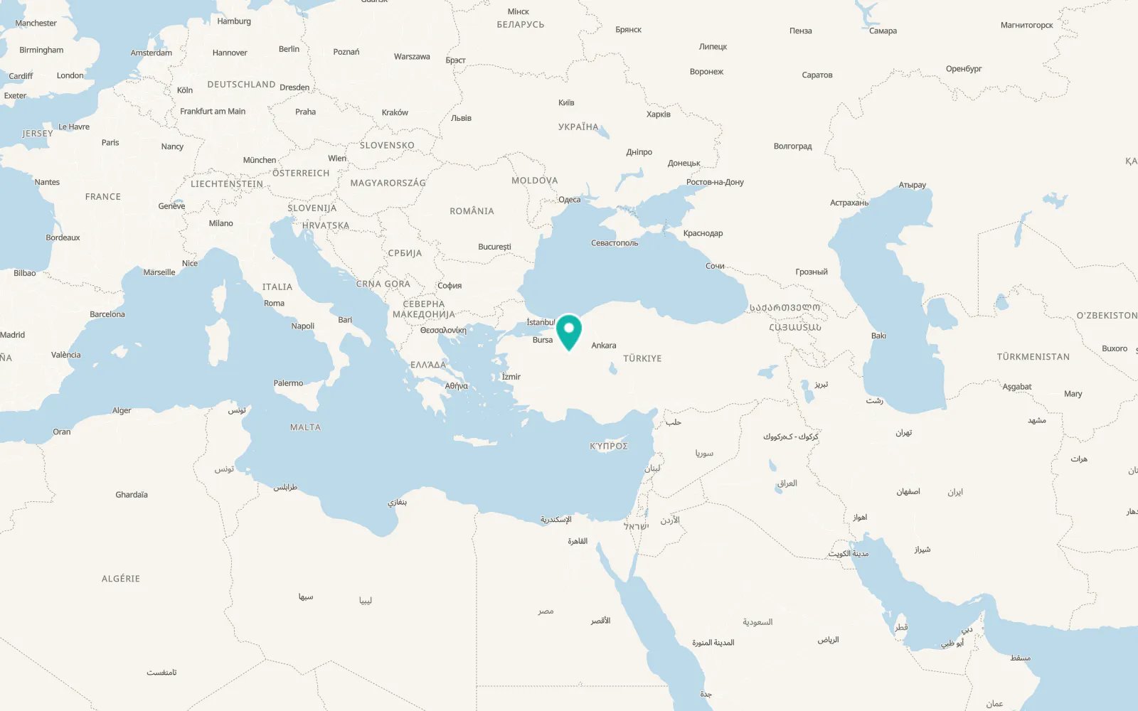 Map of Seyitgazi