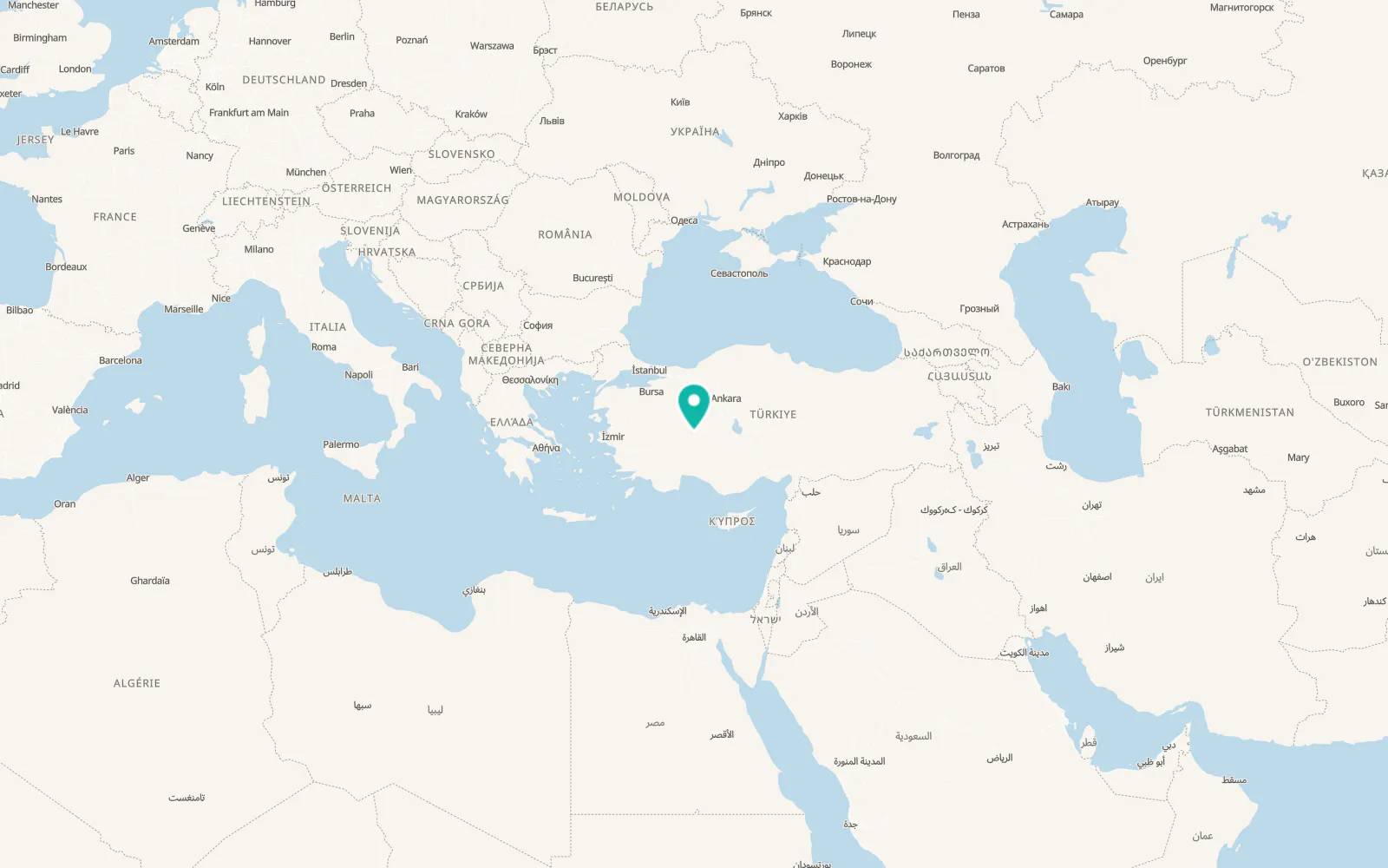 Map of Sultandağı