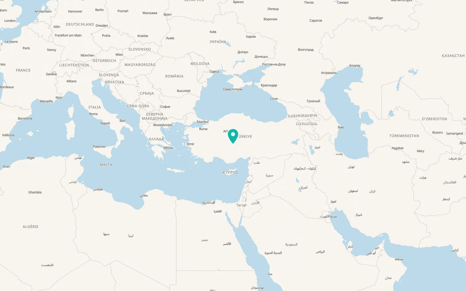 Map of Sultanhanı