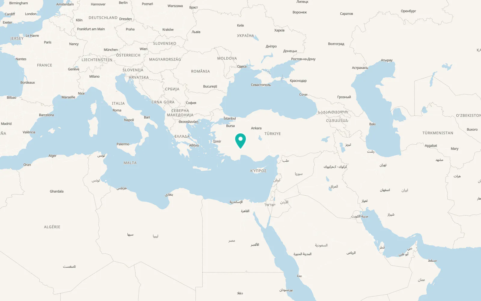 Map of Susuz