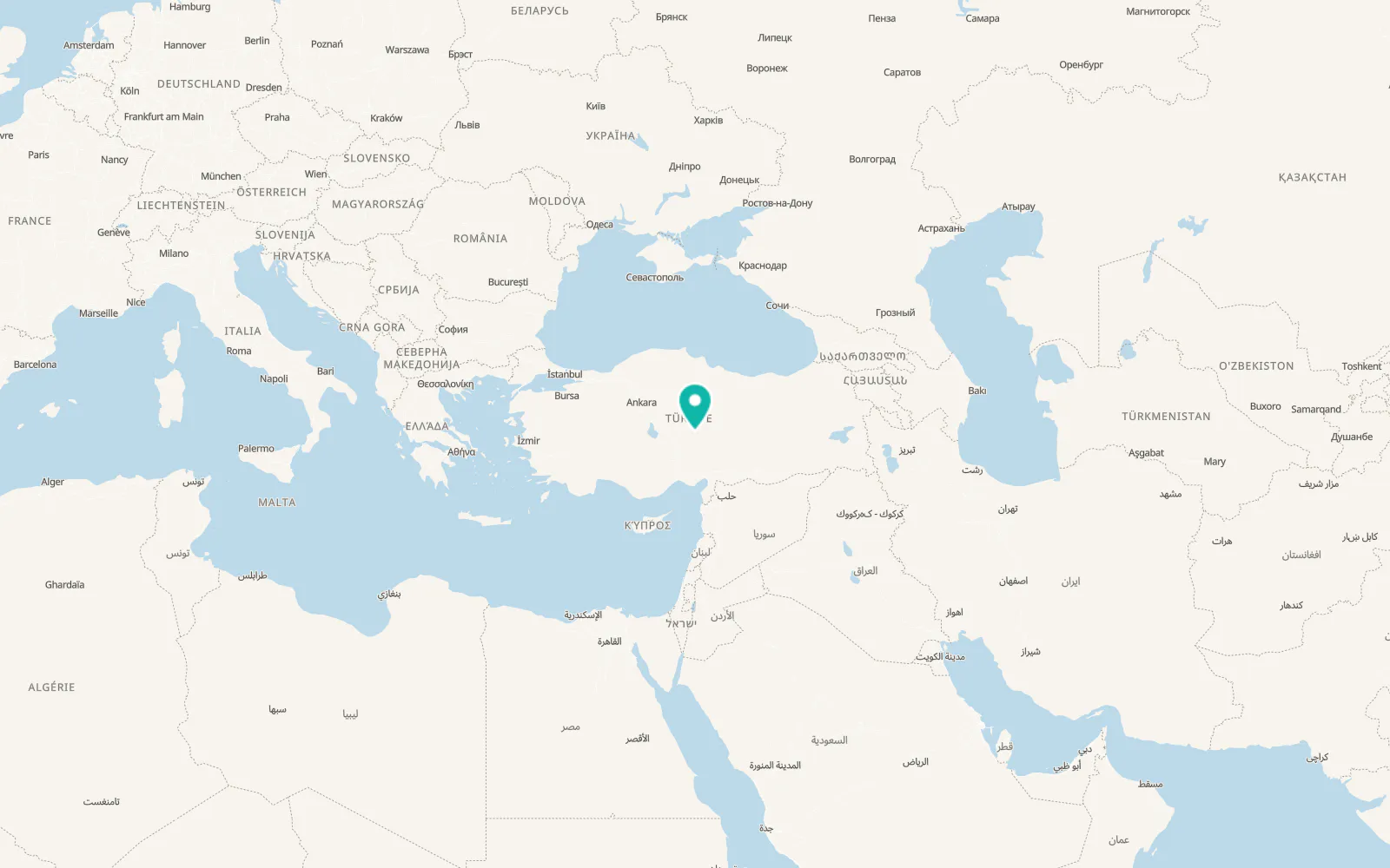 Map of Talas