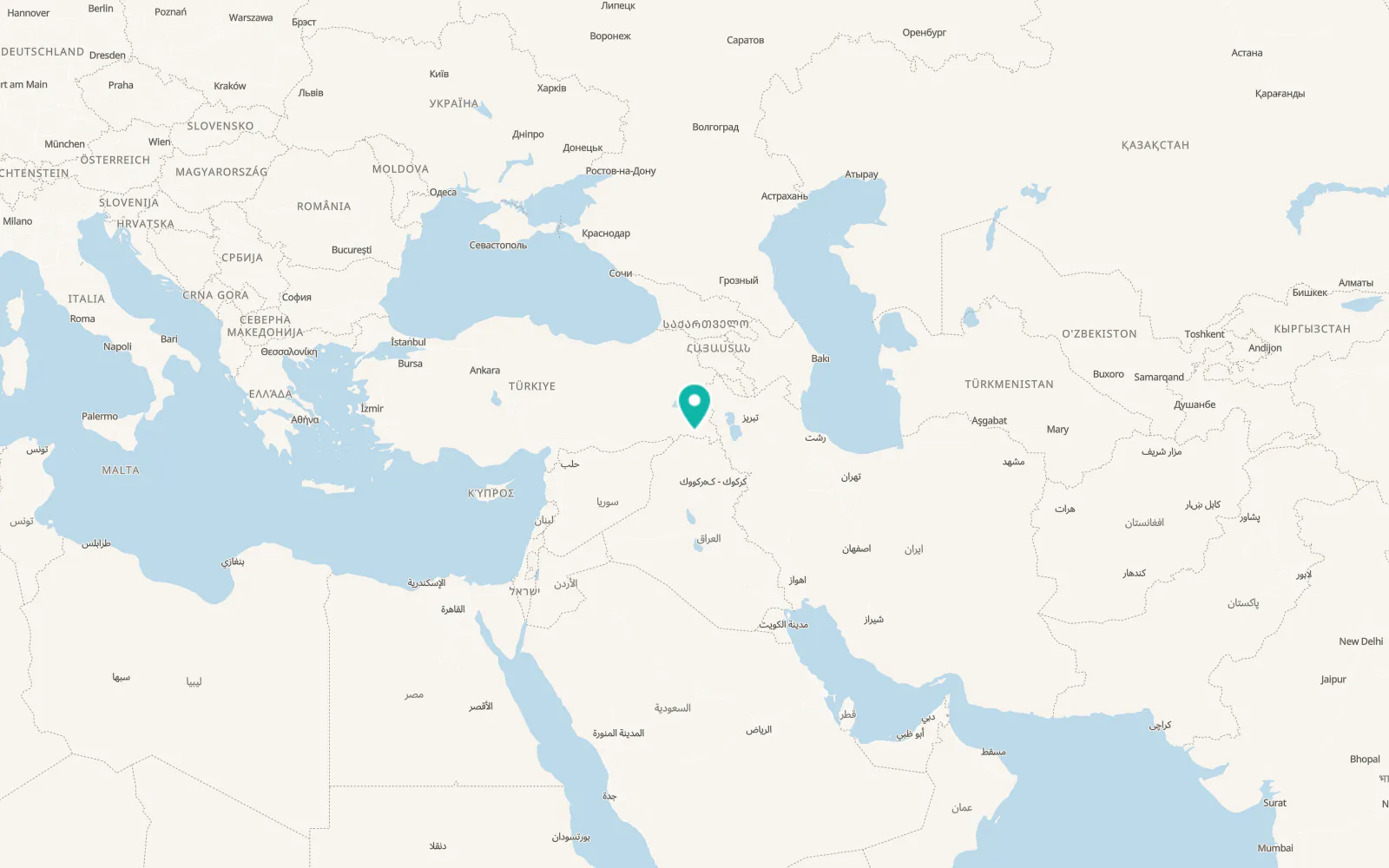 Map of Taşbaşı
