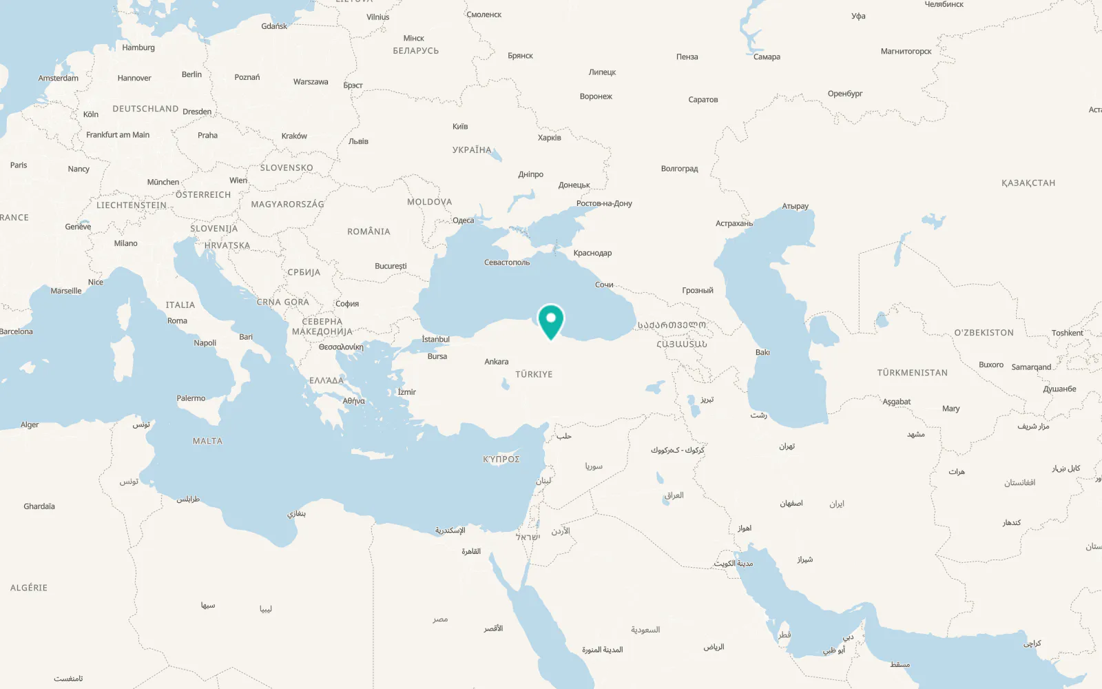 Map of Taşova