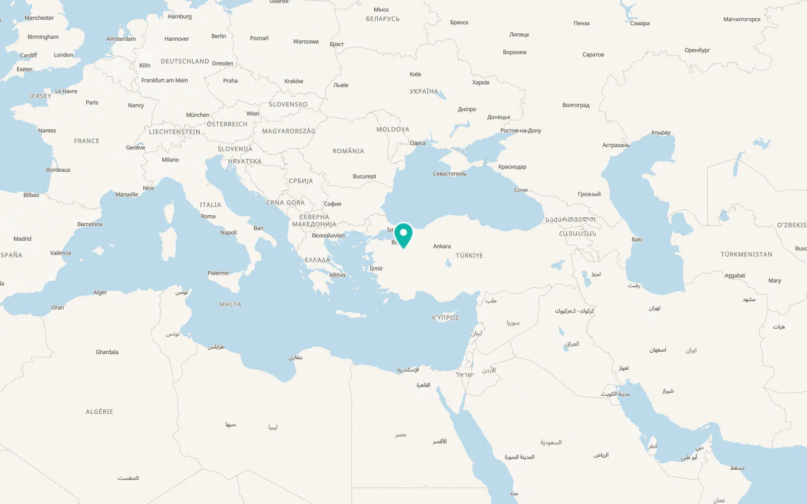Map of Tavşanlı