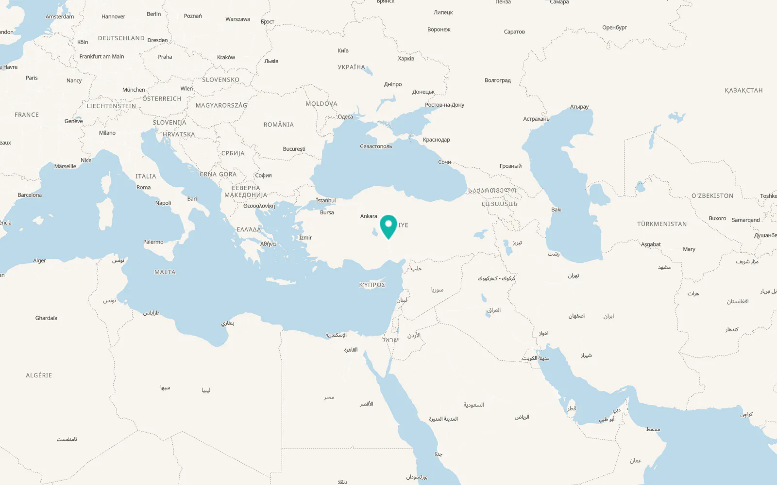 Map of Tepeköy