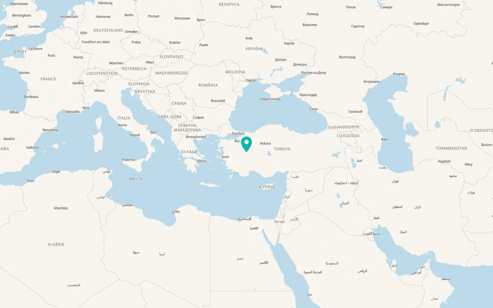 Map of Tokuşlar