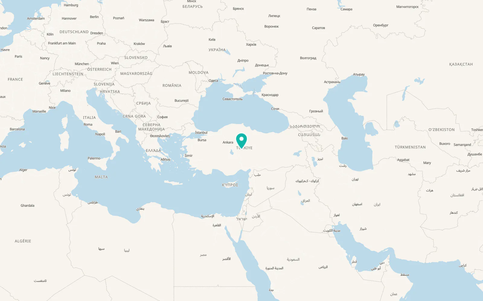 Map of Topaklı