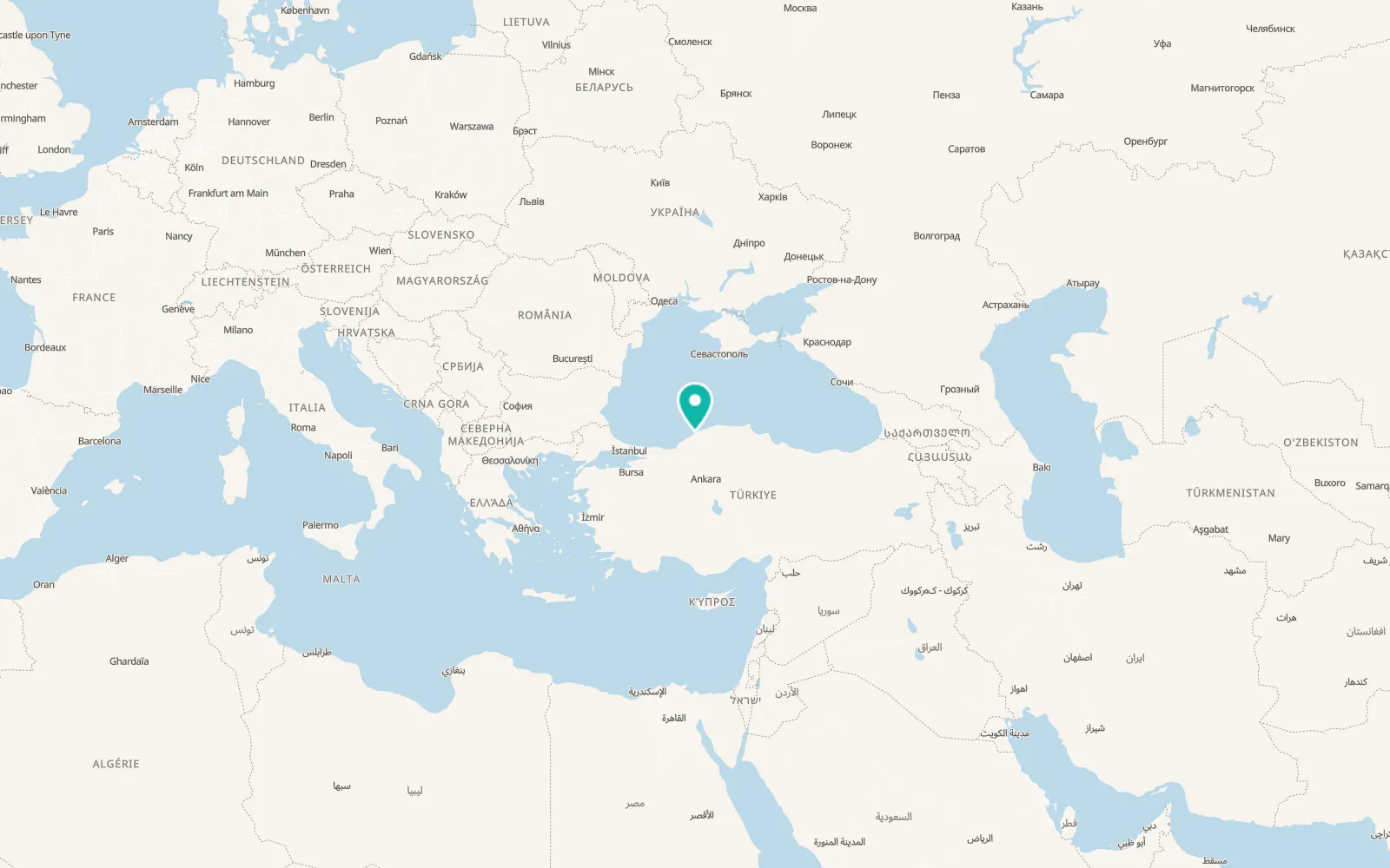 Map of Topluca