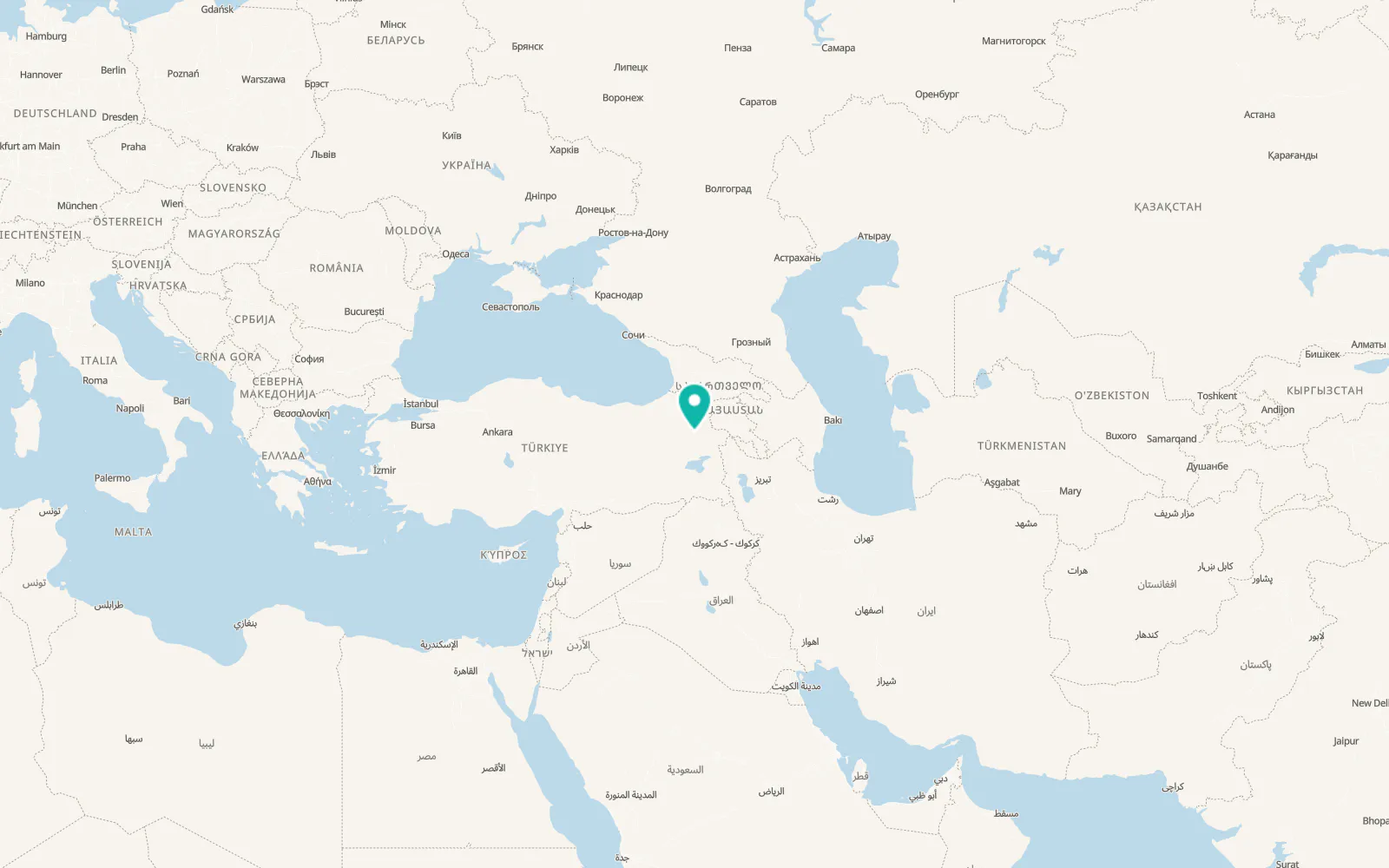 Map of Toprakkale