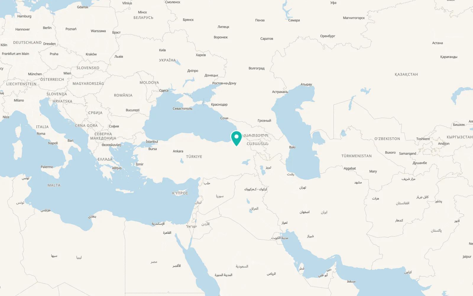 Map of Tortum