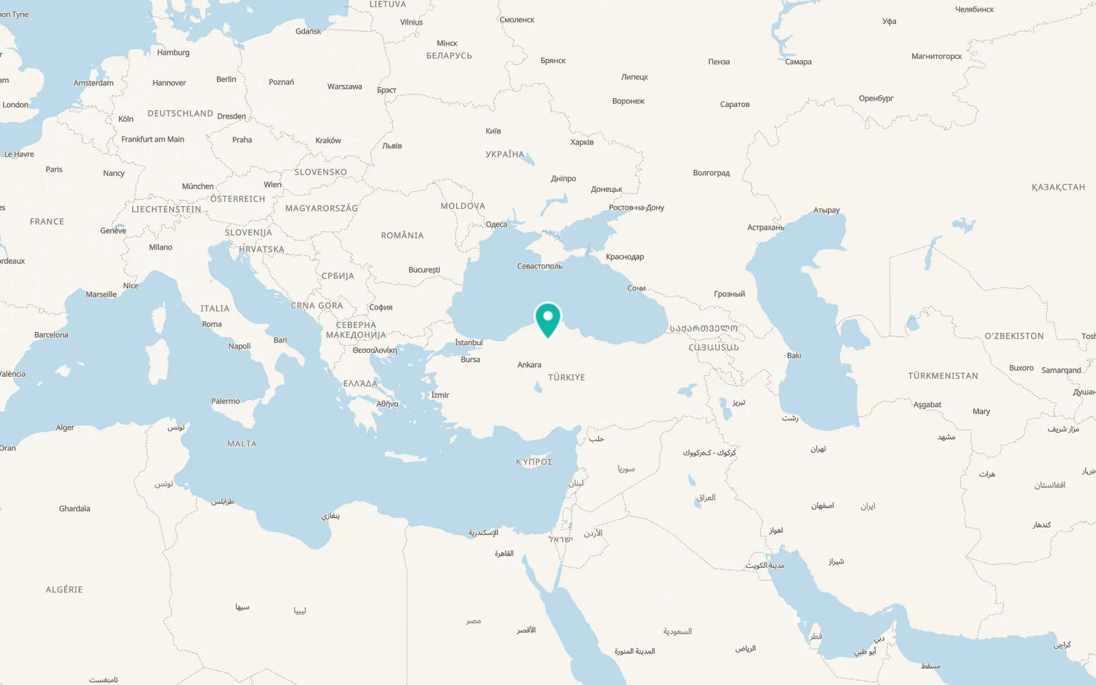 Map of Tosya