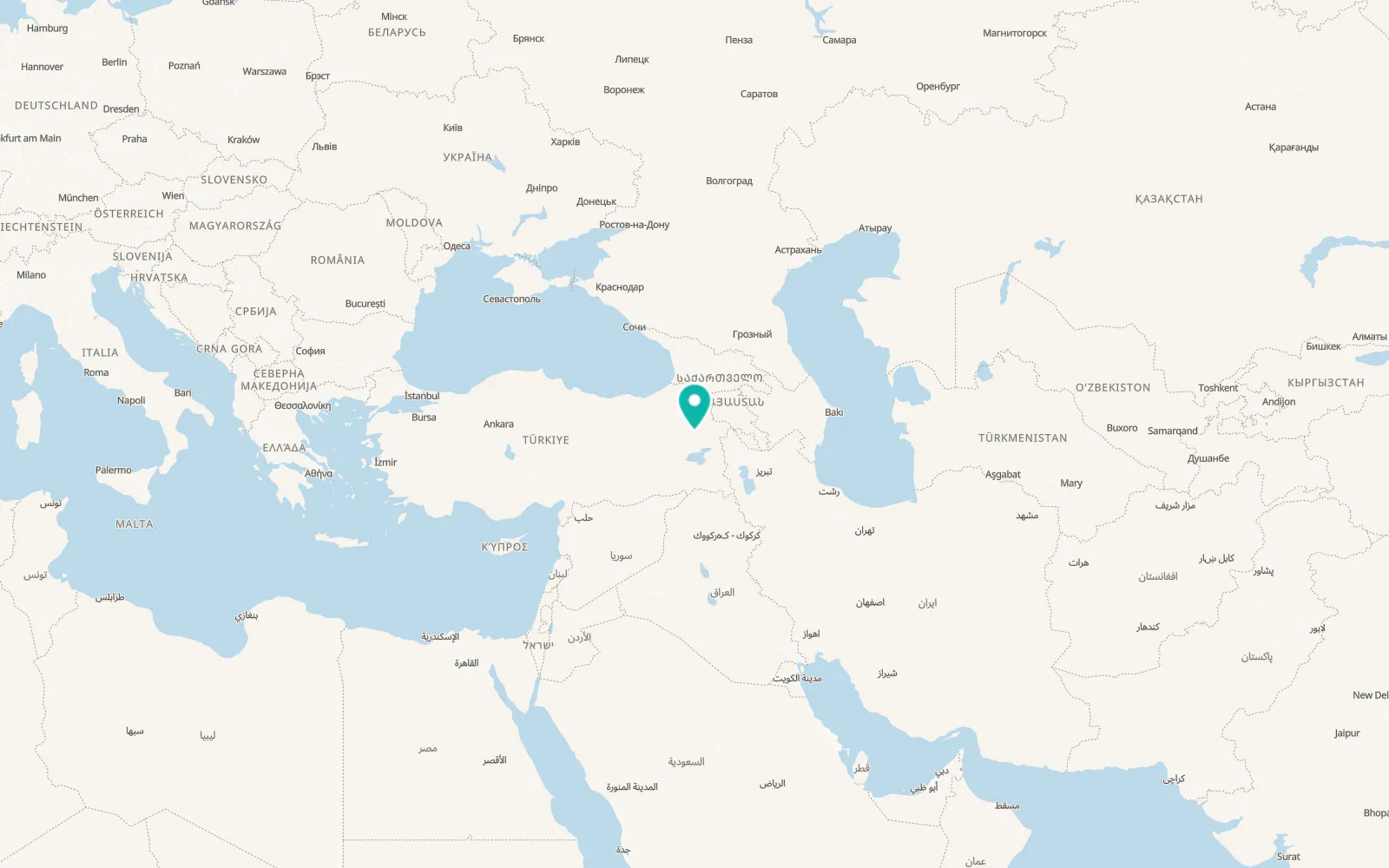 Map of Tutak