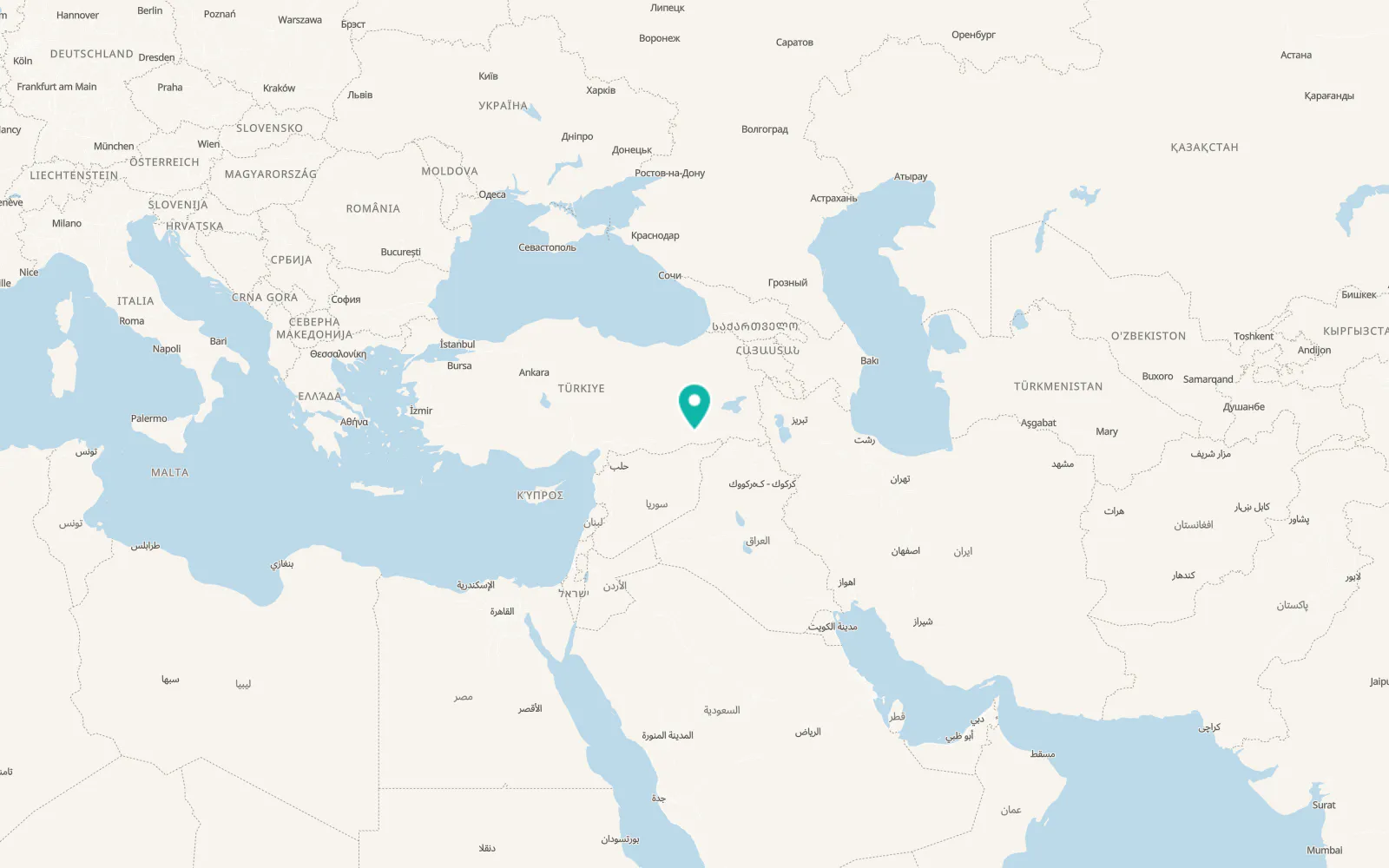 Map of Üçkavak