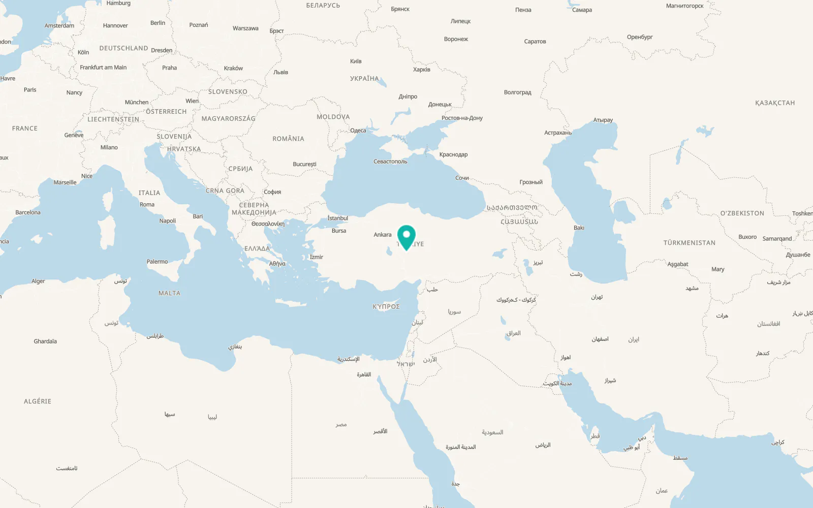 Map of Ürgüp