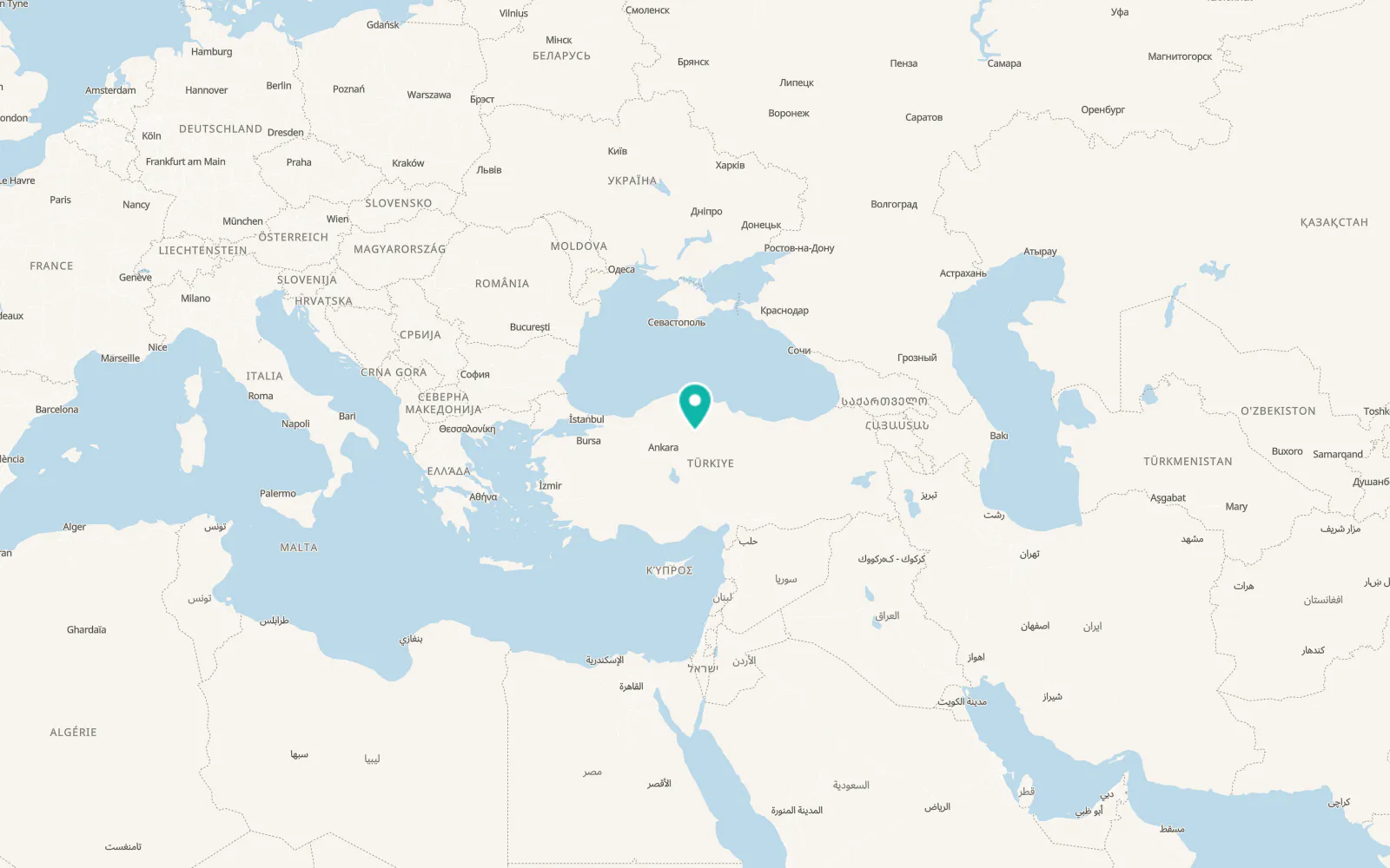 Map of Uğurludağ