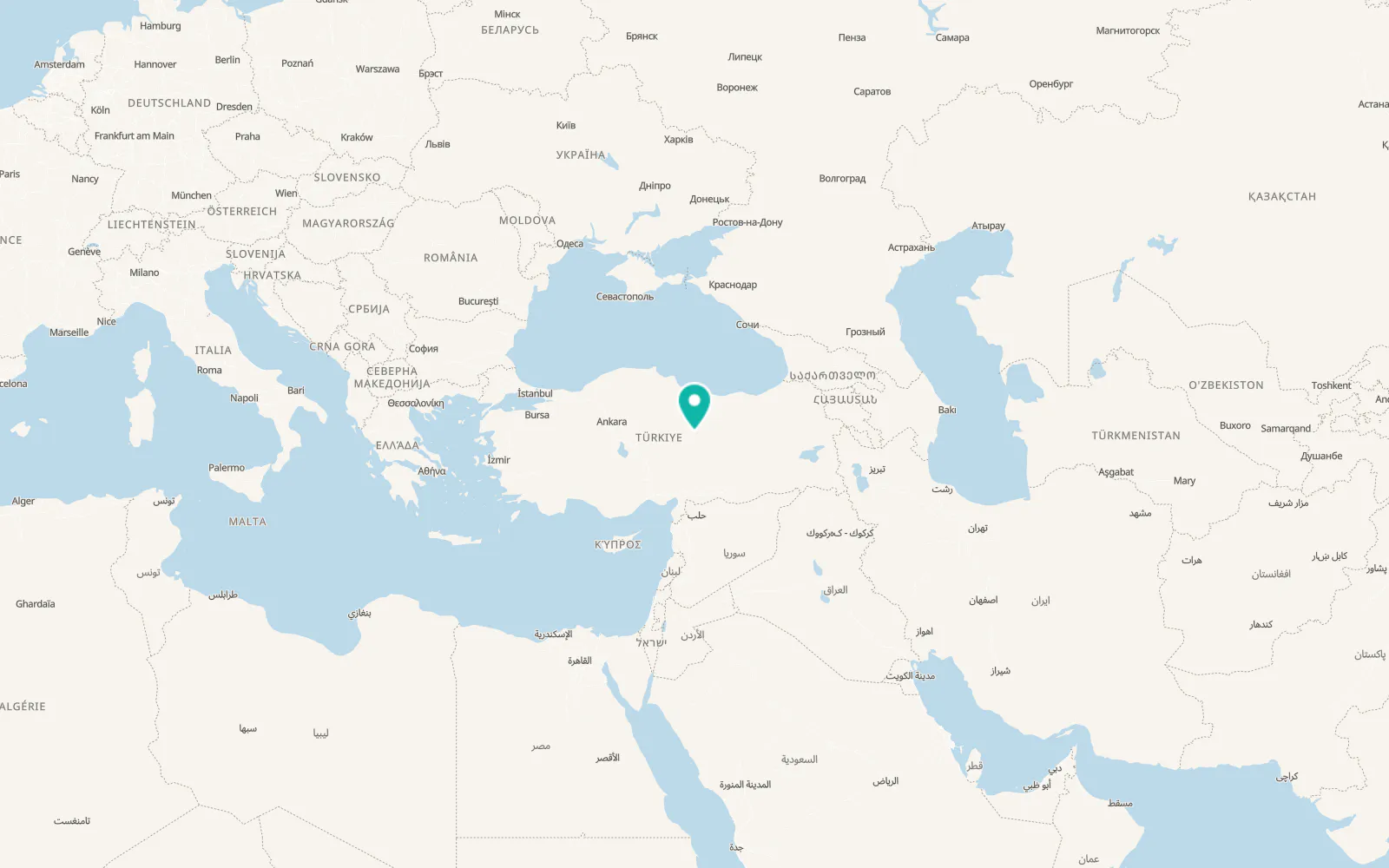 Map of Ulaş