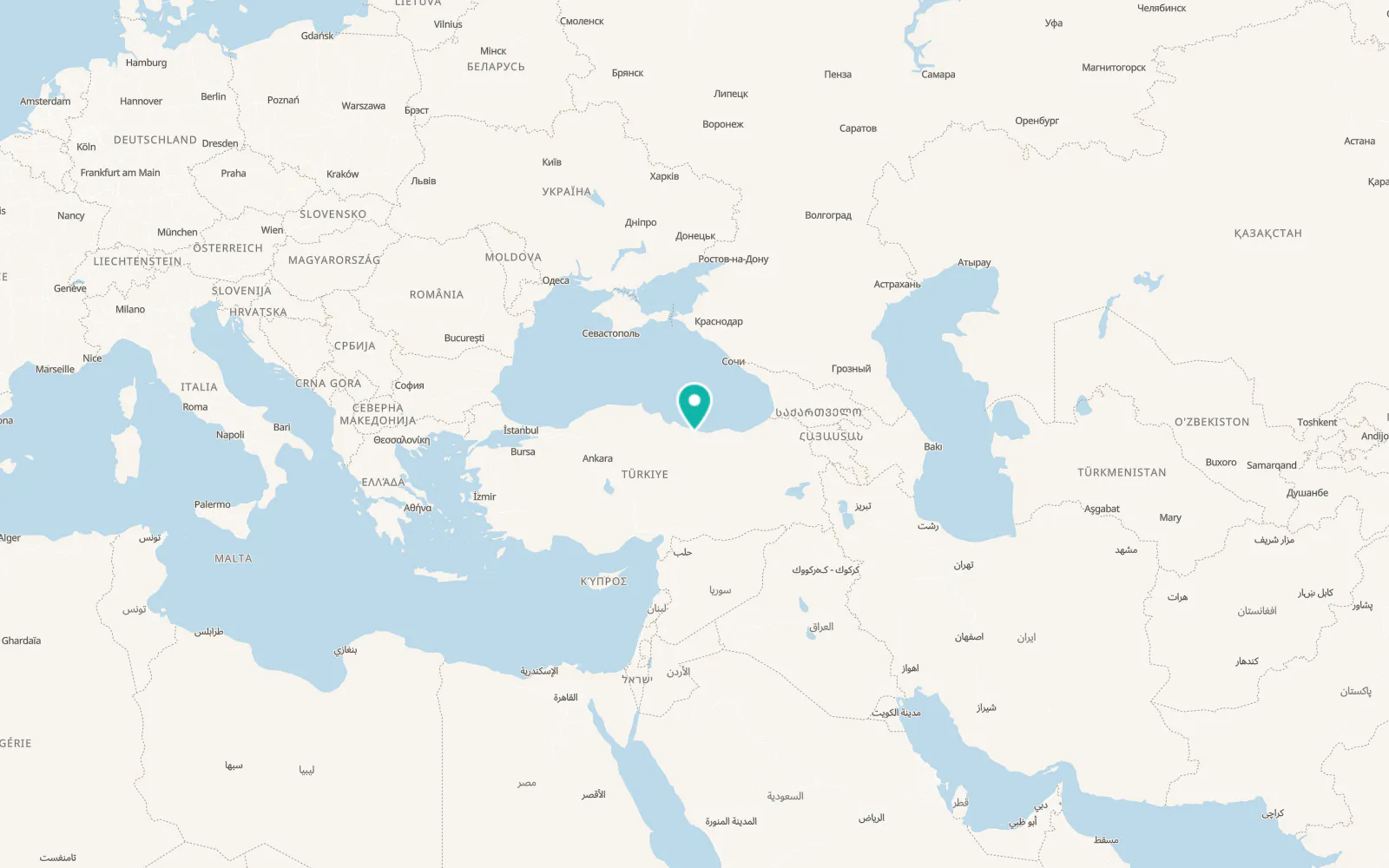 Map of Ulubey