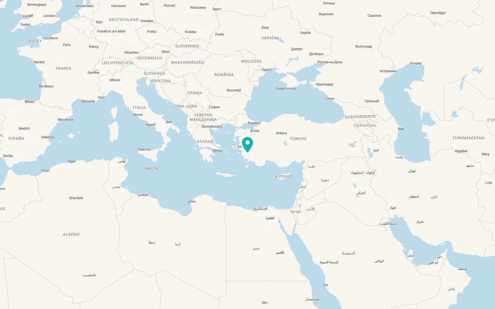 Map of Umur