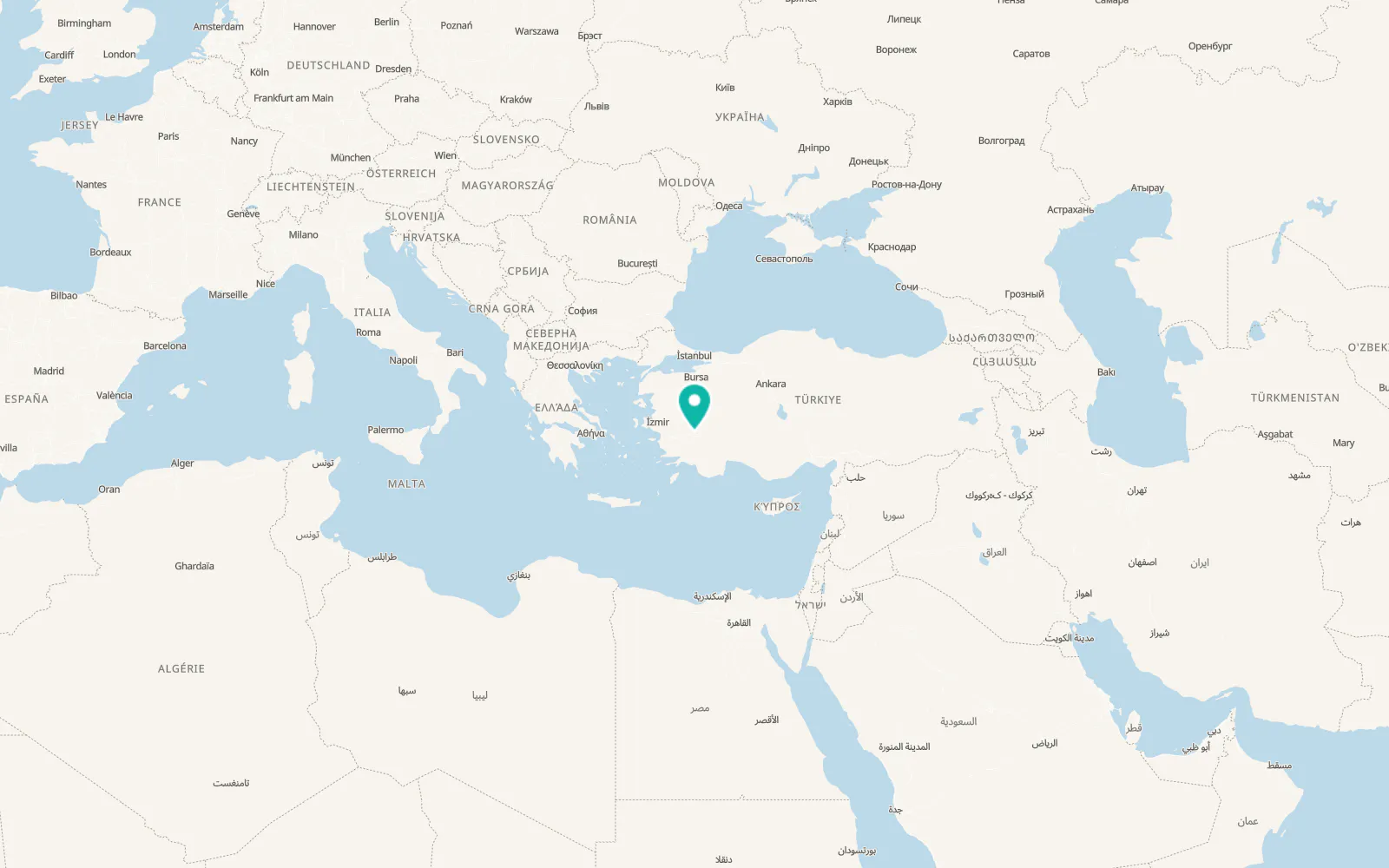 Map of Uyanık
