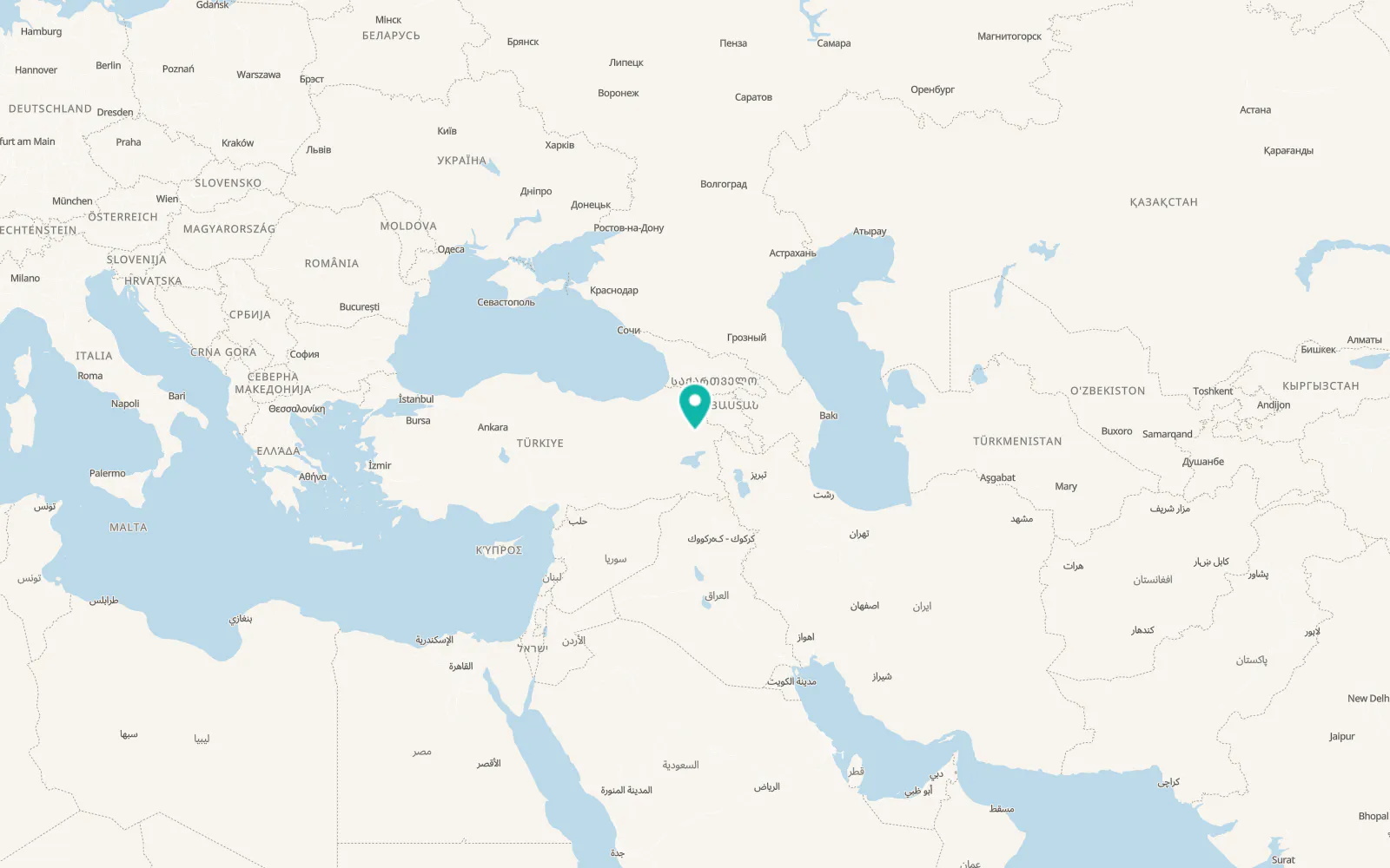Map of Yakınca