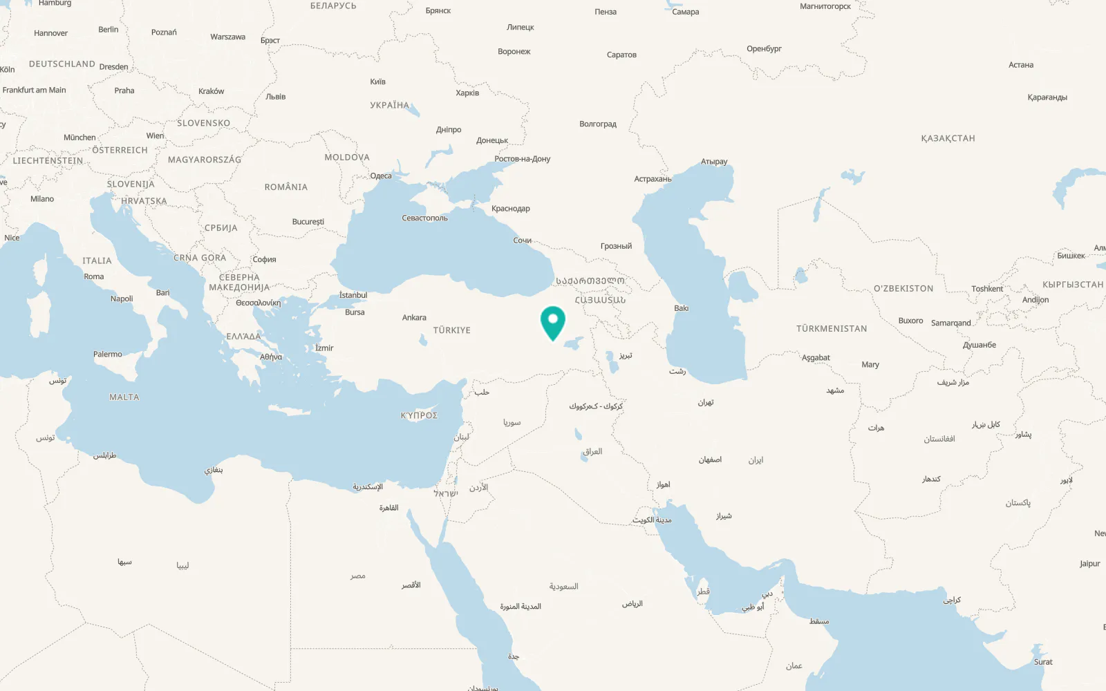 Map of Yalıntaş