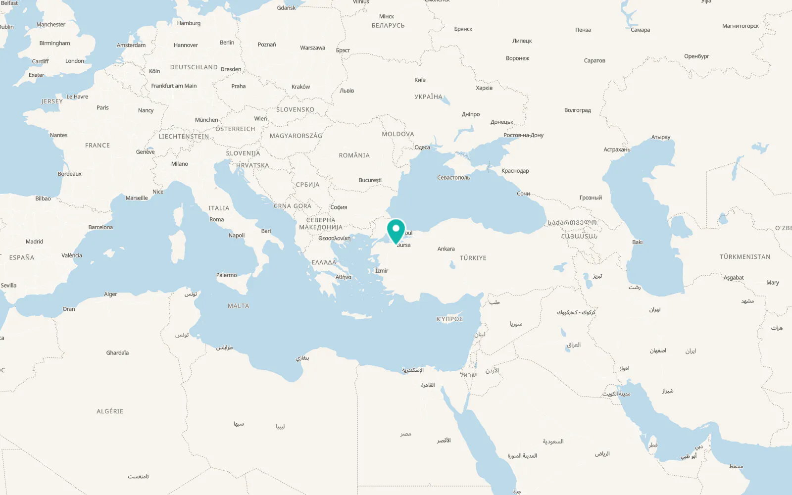 Map of Yalıntaş