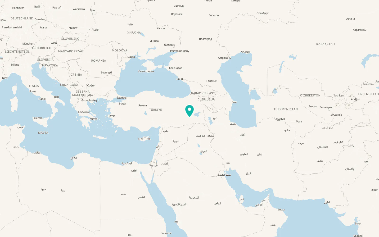 Map of Yanarsu