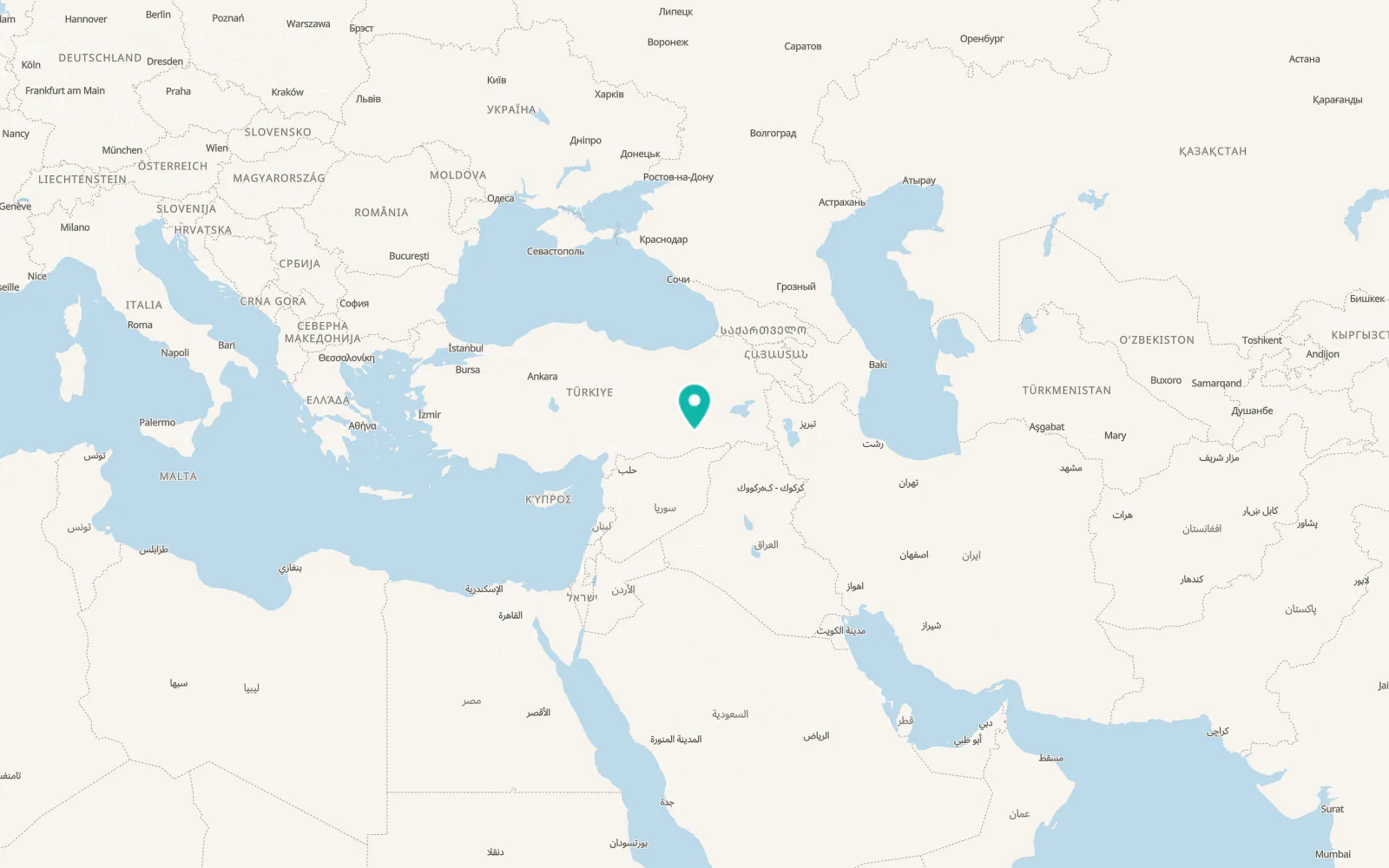 Map of Yaprakbaşı