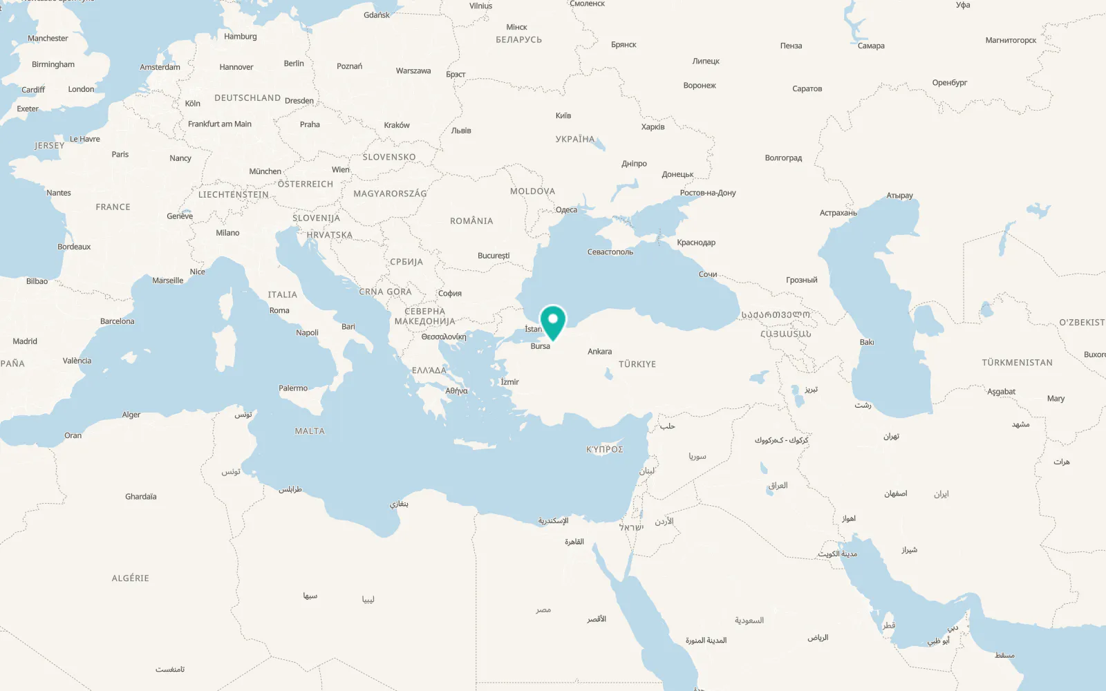 Map of Yarhisar
