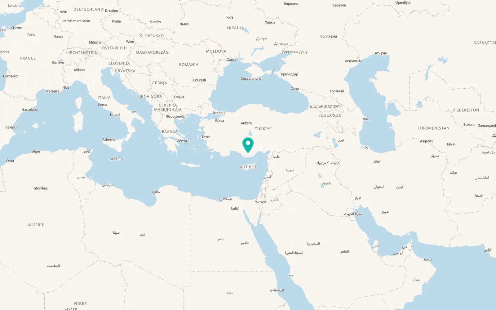 Map of Yarmasu