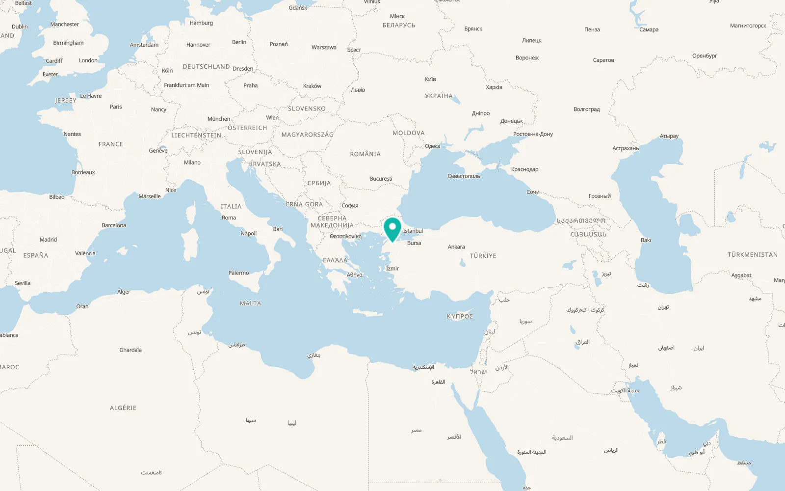 Map of Yaykın