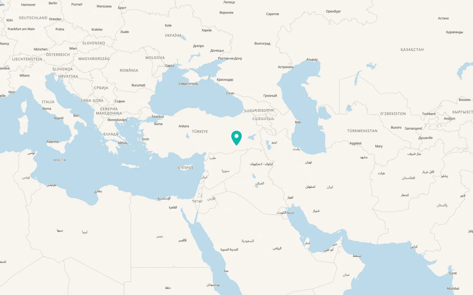 Map of Yaylacık