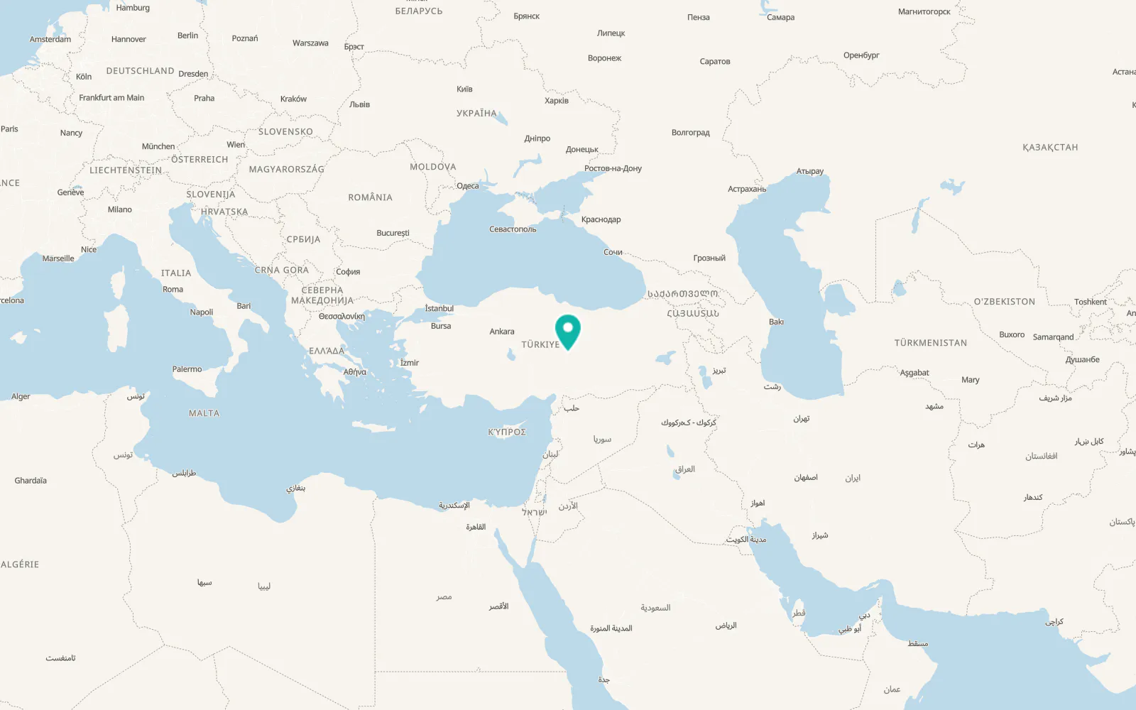 Map of Yazyurdu