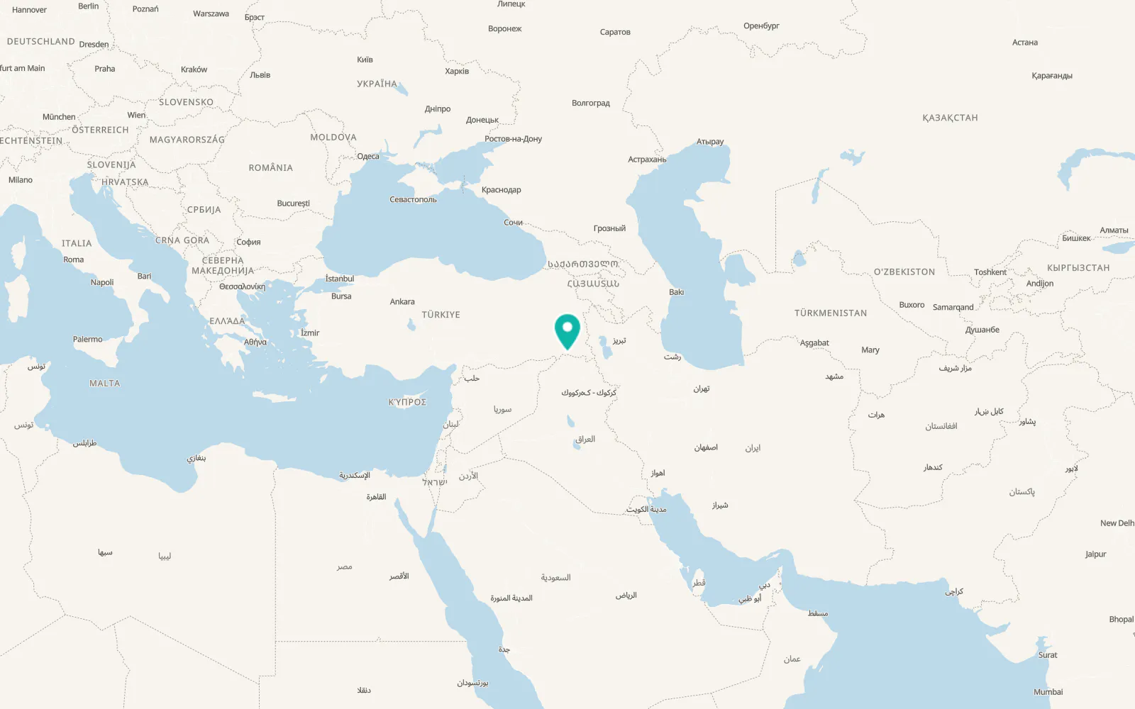 Map of Yemişli