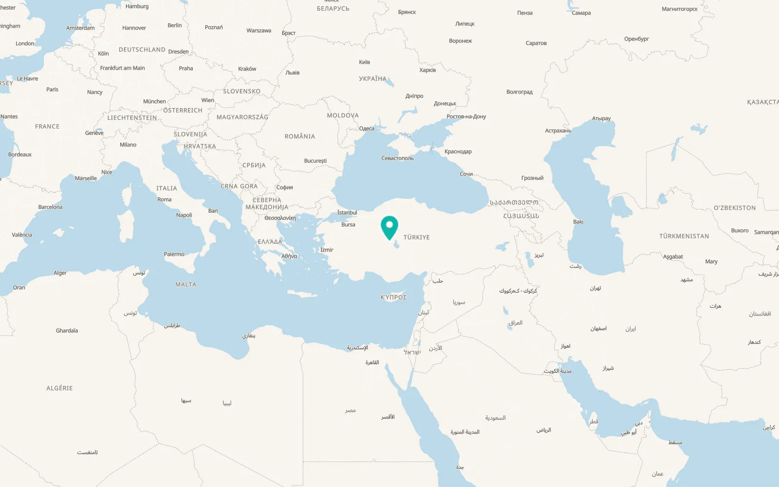 Map of Yeniceoba