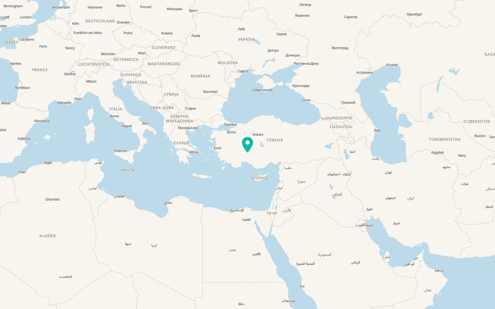 Map of Yenişarbademli