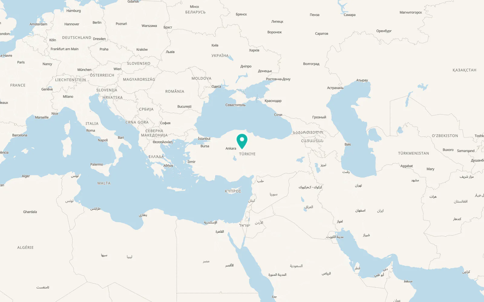 Map of Yerköy