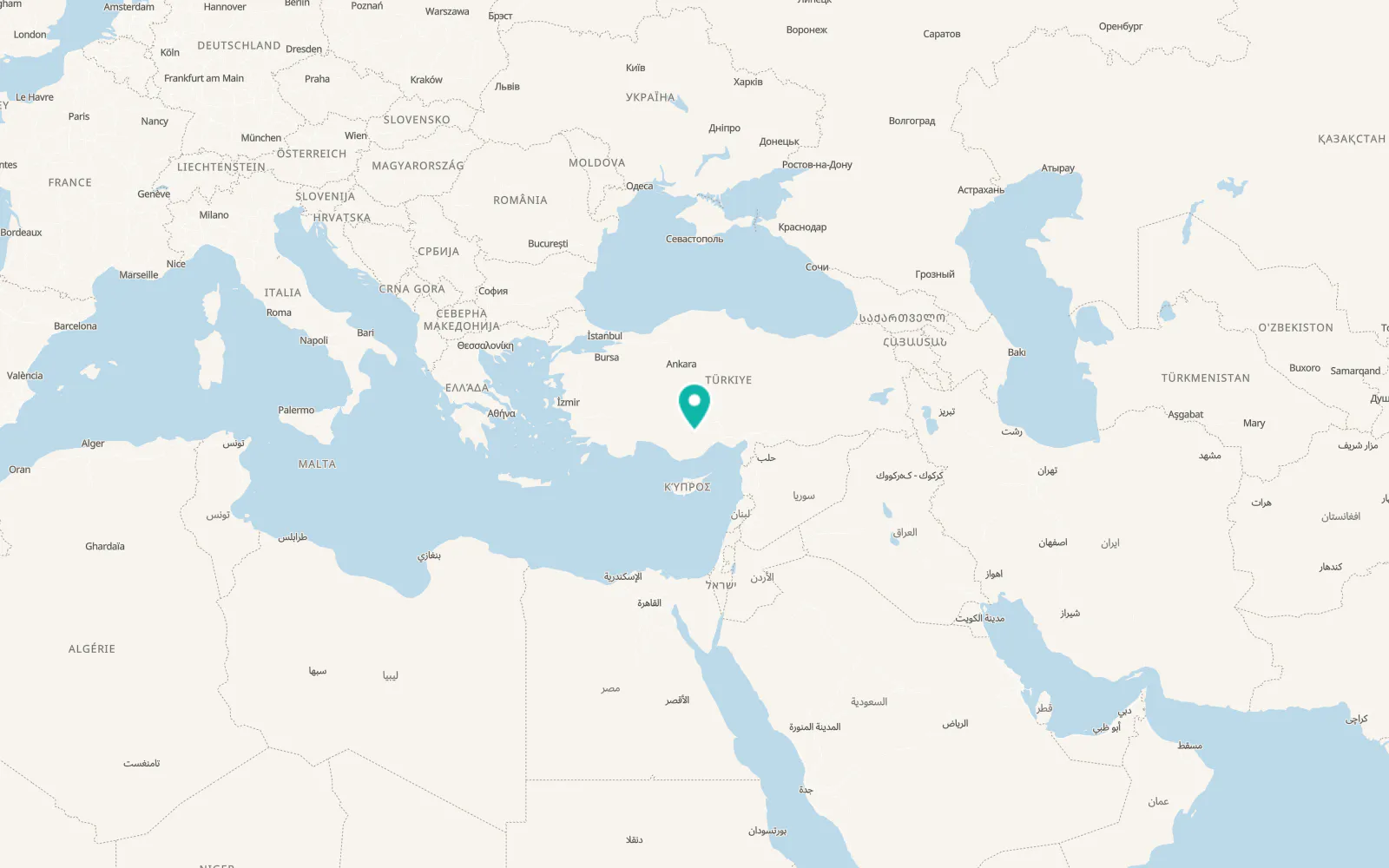 Map of Yeşildere